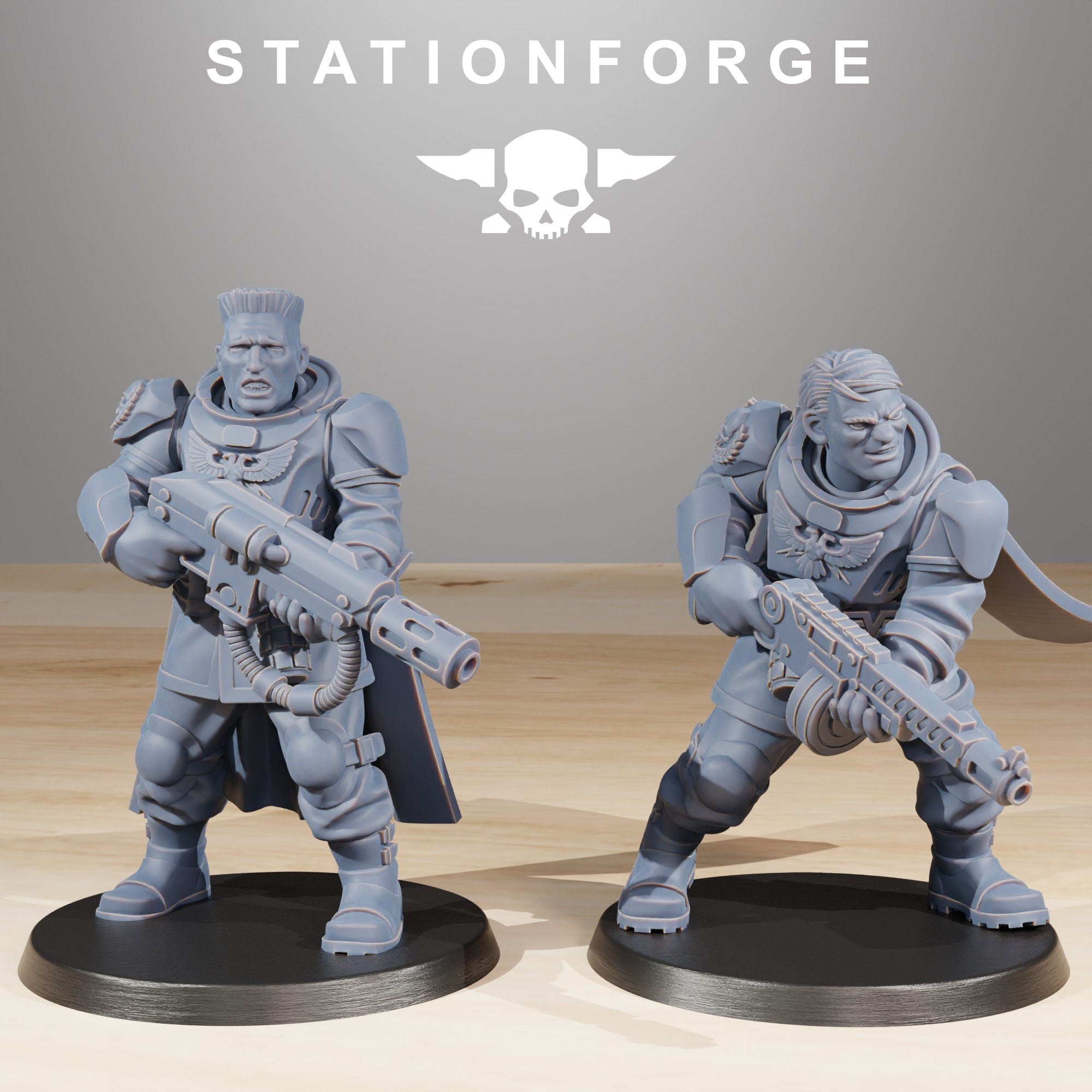 Vaskar - Freedom Fighters, mechanized infantry, post apocalyptic empire, usable for tabletop wargame.