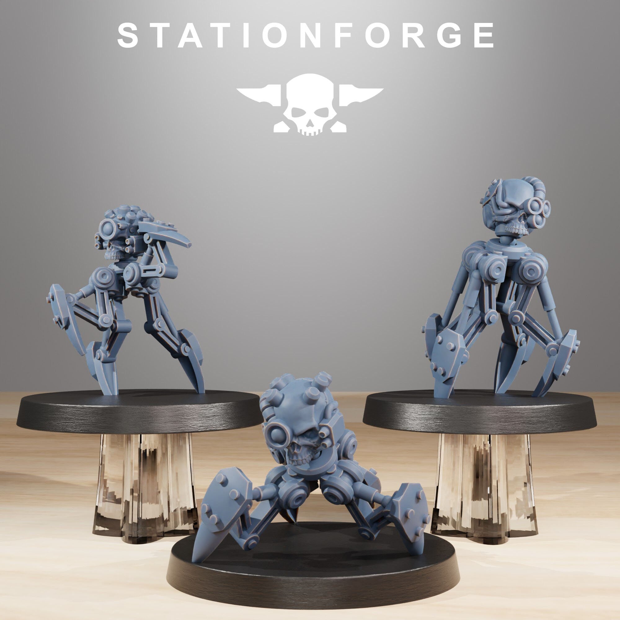 Servo - Bots Remake, mechanized infantry, post apocalyptic empire, usable for tabletop wargame.