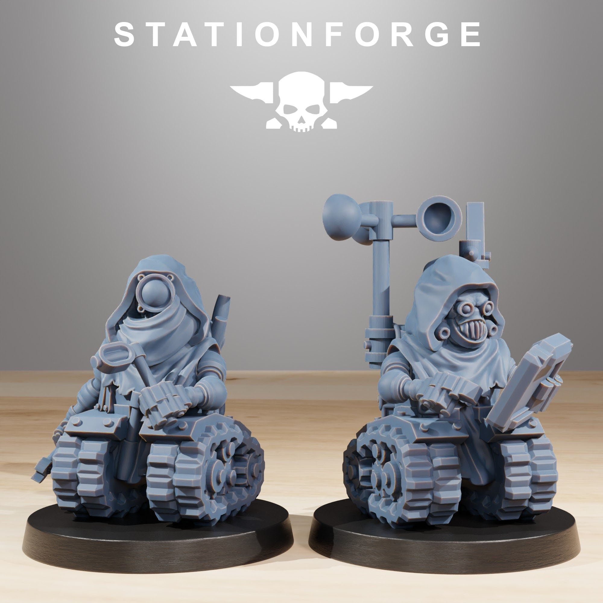 Scavenger - x10 Salvagers, infanterie mécanisée, empire post apocalyptique, utilisable pour tabletop wargame.