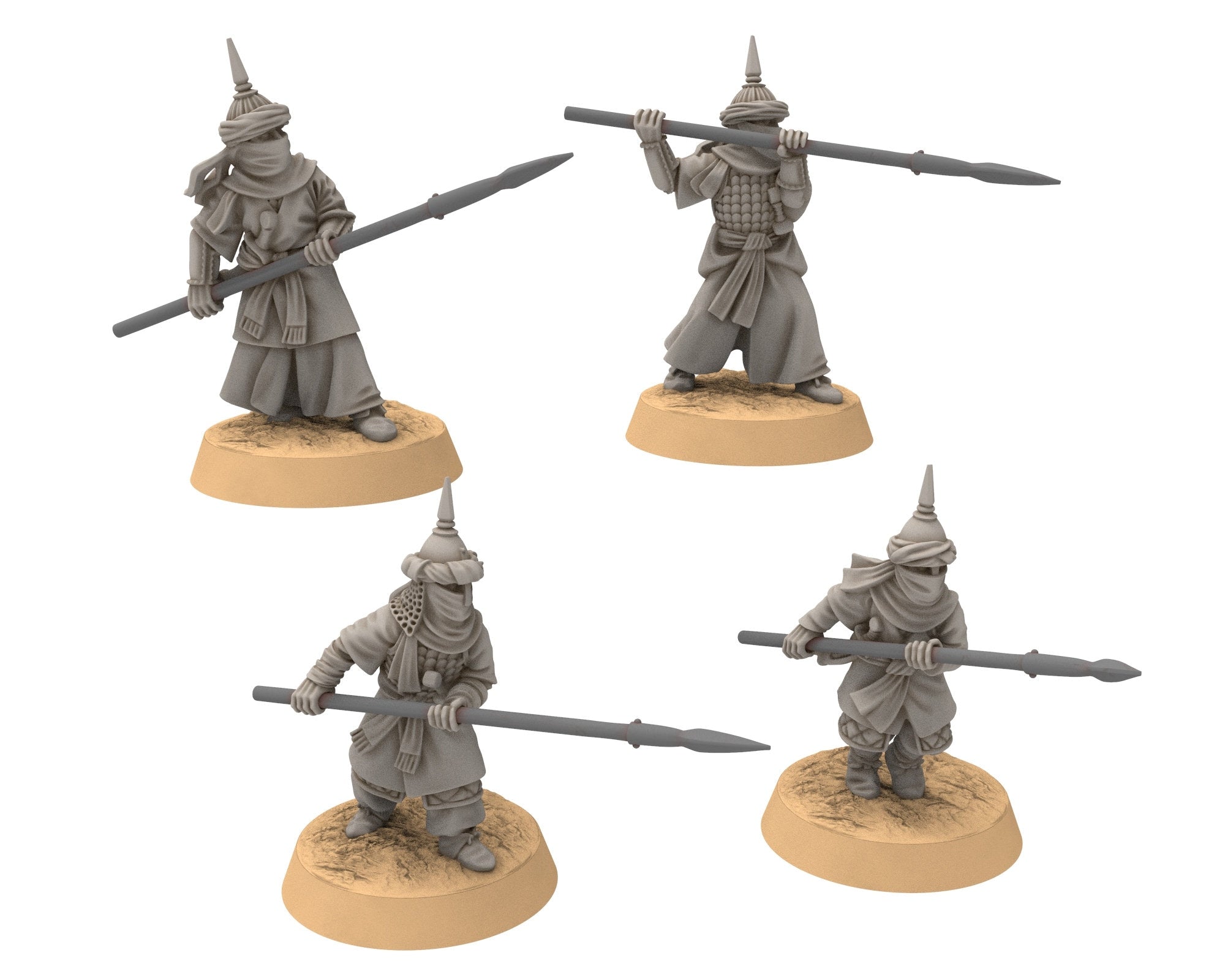 Harad - Southron Army Bundle, Berber nomads, Harad Bedouin Arabs Sarazins Medbury miniatures for wargame D&D, Lotr...