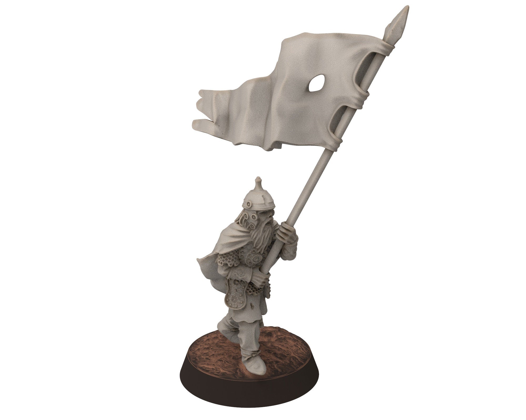 Undead Ghosts - Staff of Ghosty Gaul specters of the old war, under the mountain, miniatures for wargame D&D, LOTR...