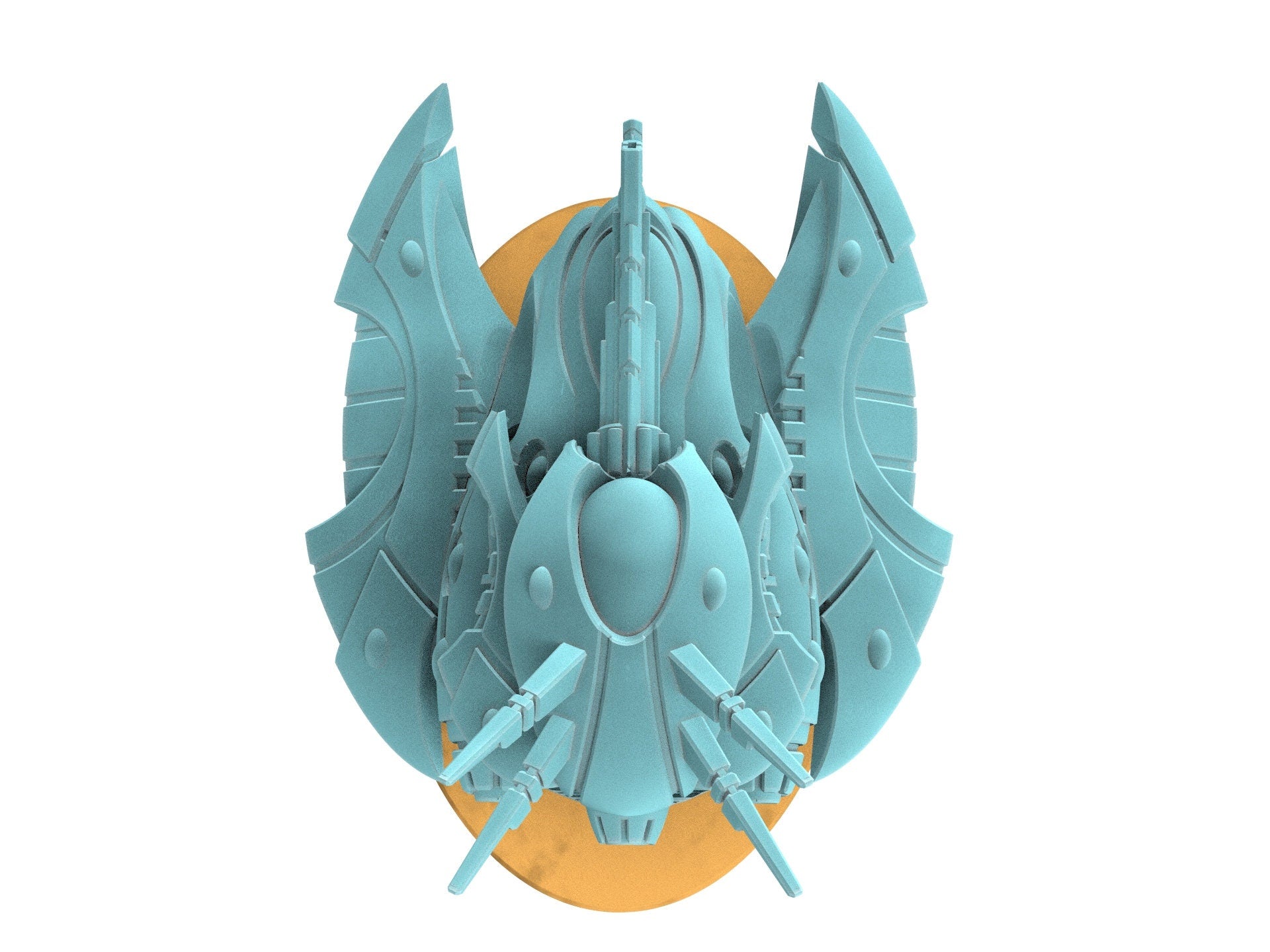 Space Elves - x1 Tech Elves Fast Attack Tank - Tech Elves Edge Miniatures, The Cursed Dimension