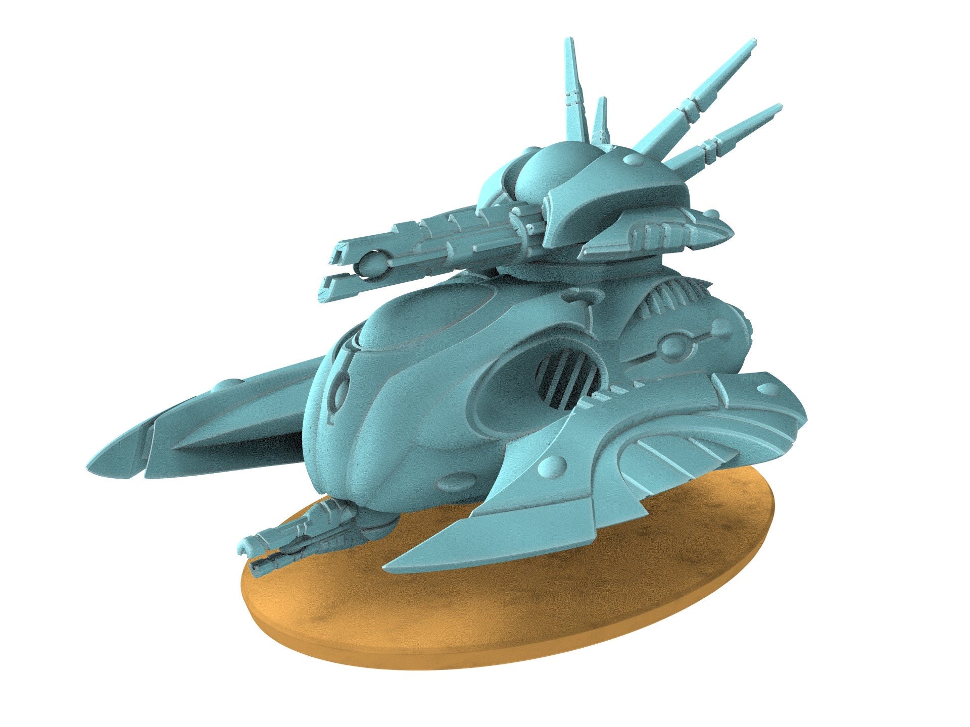 Space Elves - x1 Tech Elves Fast Attack Tank - Tech Elves Edge Miniatures, The Cursed Dimension