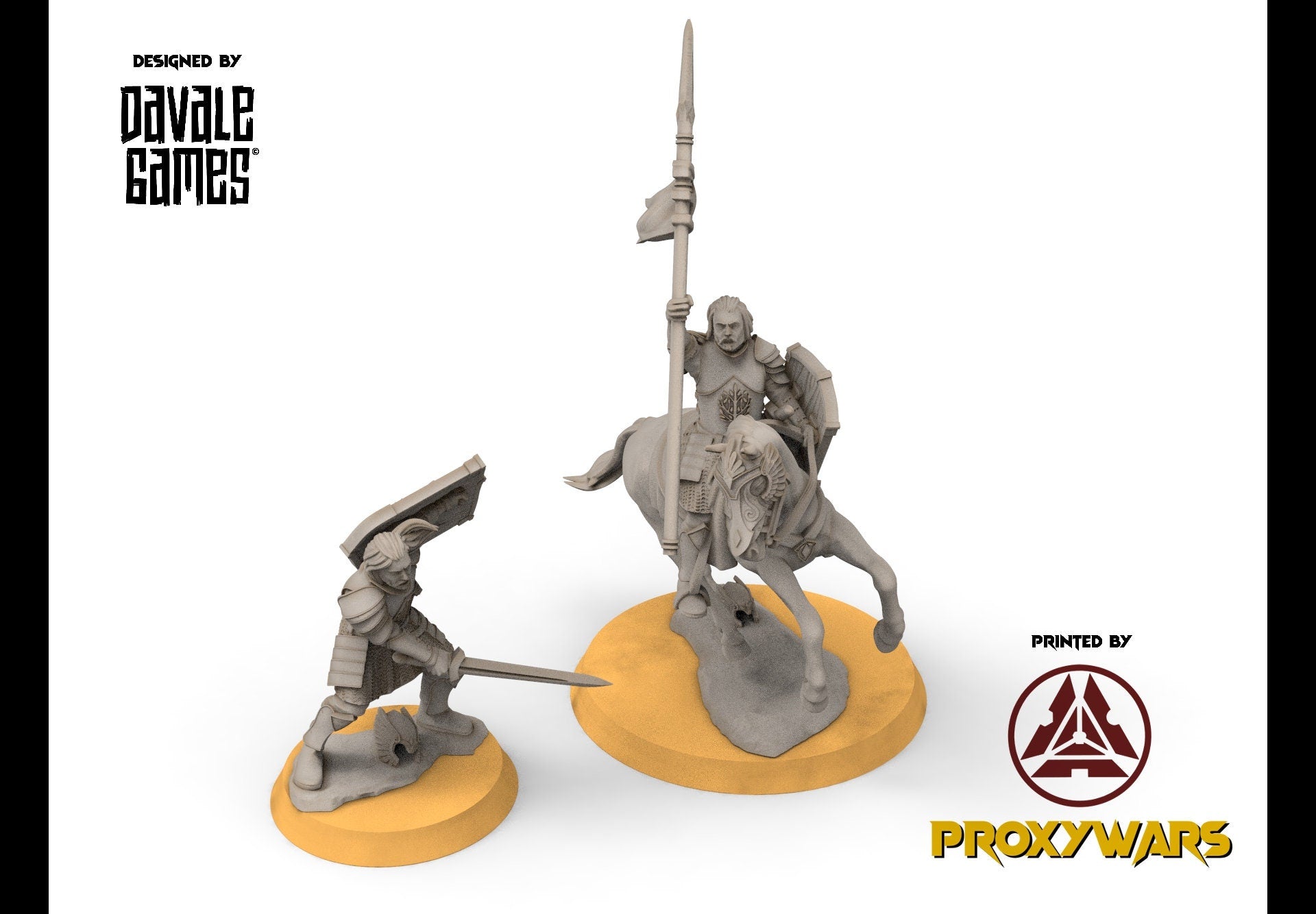 Gandor - Rangers of the North, Protectors of the Shire, Dune Din, Misty Mountains, Bowmen, Scouts miniatures for wargame D&D, Lotr...