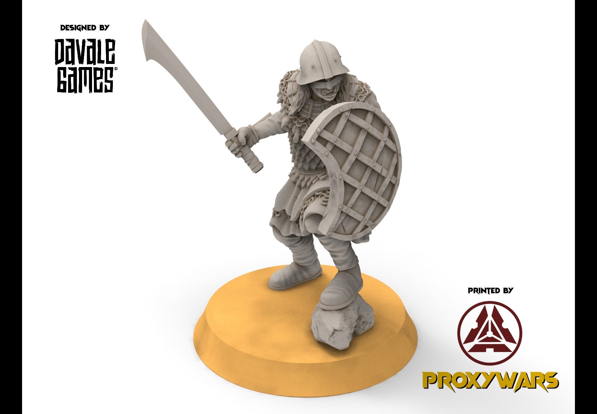 Orc horde - Super orcs spearmen, Orc warriors warband, Middle rings miniatures pour wargame D&D, SDA...