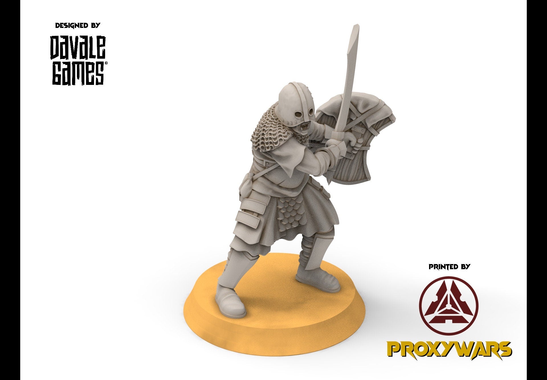 Orc horde - Super orcs spearmen, Orc warriors warband, Middle rings miniatures pour wargame D&D, SDA...