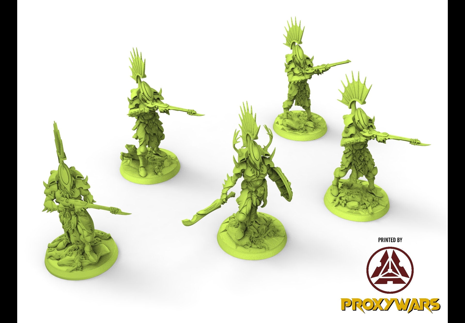 Exotic Elves - x4 Primeval Elite Guard + x1 Leader