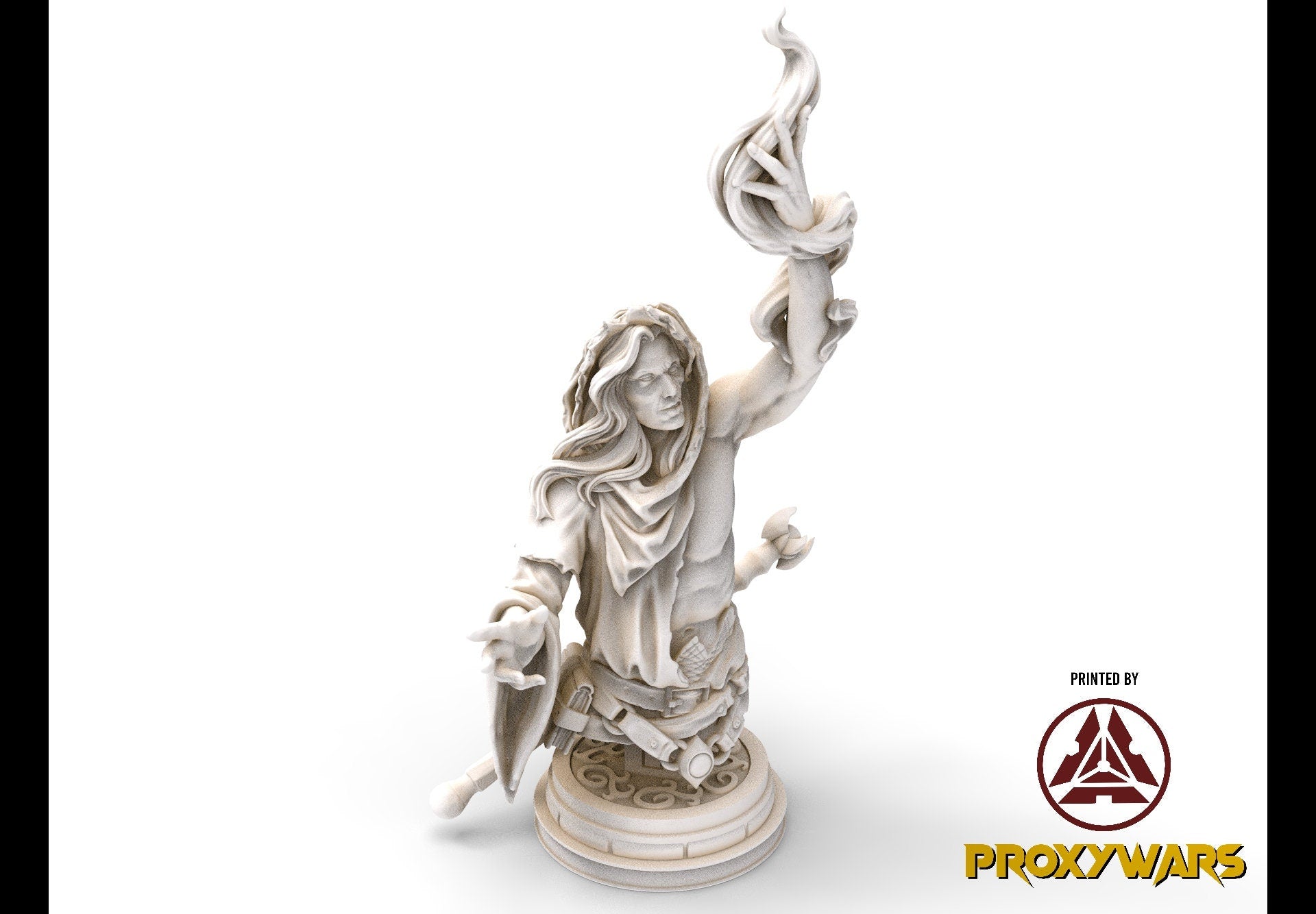 The Spectral Reckoning - Bust - Thebeus, The Revenant Sorcerer 75mm, Flesh of Gods, for Wargames, Dungeons & Dragons TTRPG