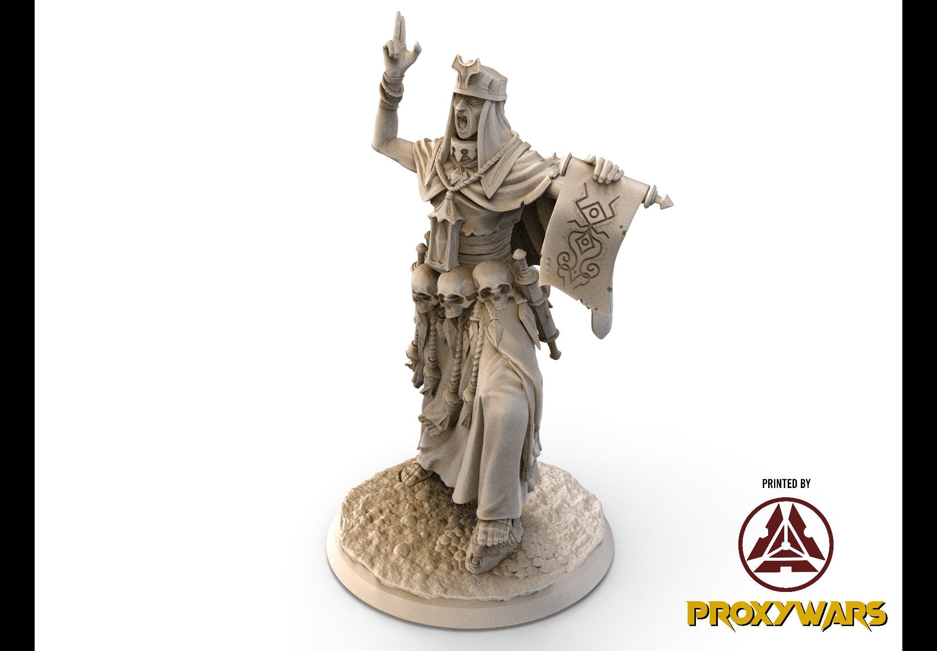 The Spectral Reckoning - Enemy - Eliot, Necromantic Scholar (Medium - 25 mm), Flesh of Gods, for Wargames, Dungeons & Dragons TTRPG