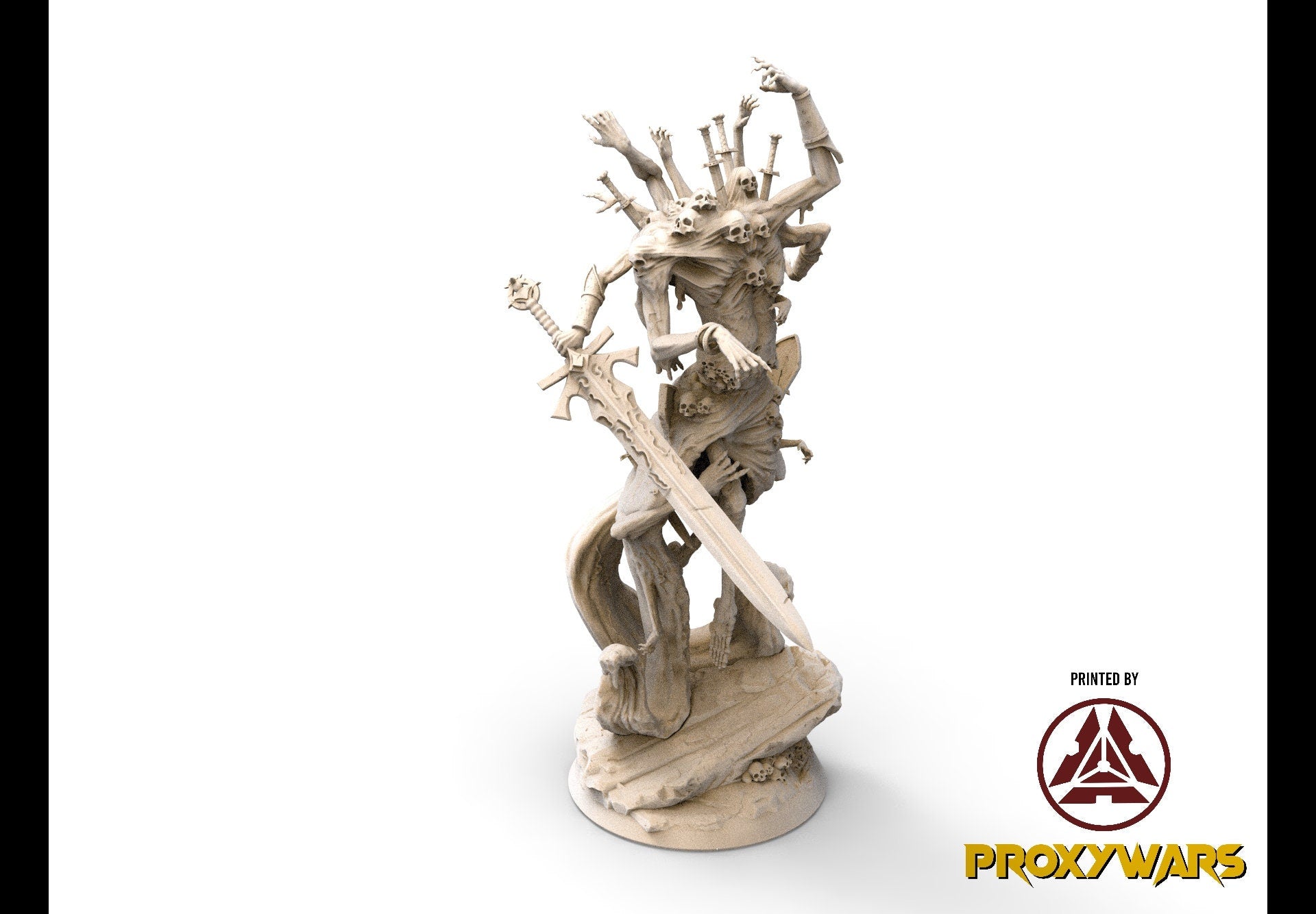 The Spectral Reckoning - Hero - Thebeus, The Revenant Sorcerer (Medium - 25 mm), Flesh of Gods, for Wargames, Dungeons & Dragons TTRPG