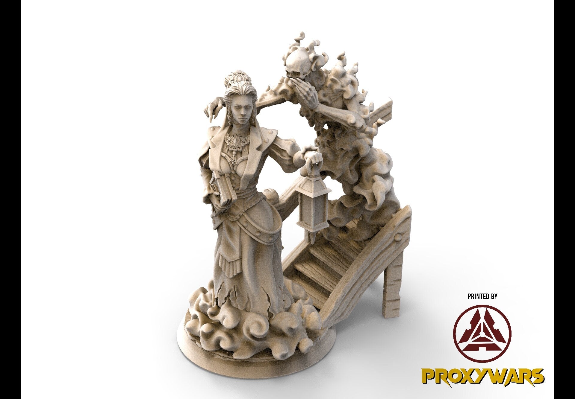 The Spectral Reckoning - Hero - 75mm Mathenas, Gargoyle King V1, Flesh of Gods, for Wargames, Dungeons & Dragons TTRPG