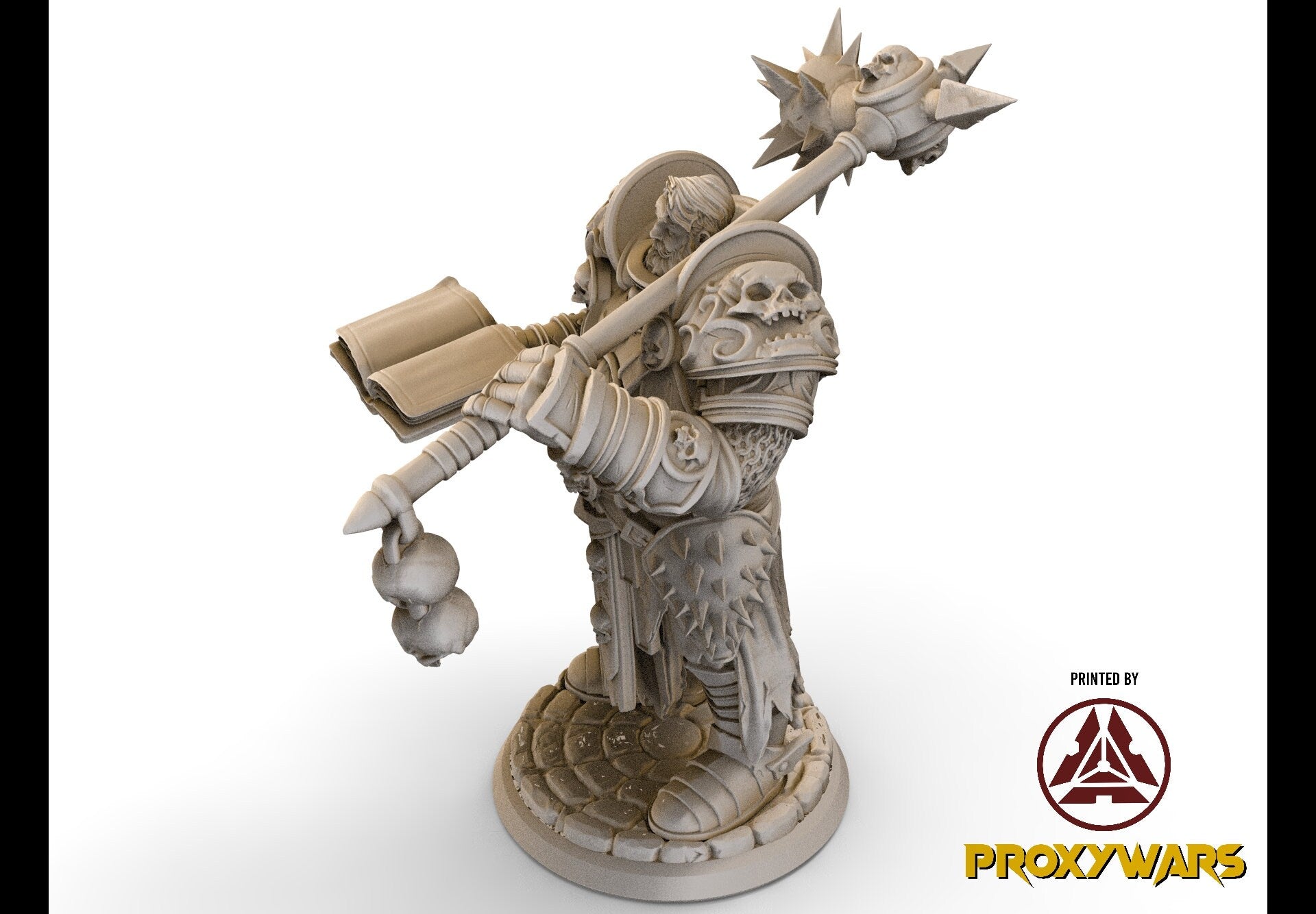 The Spectral Reckoning - Hero - 75mm Mathenas, Gargoyle King V1, Flesh of Gods, for Wargames, Dungeons & Dragons TTRPG