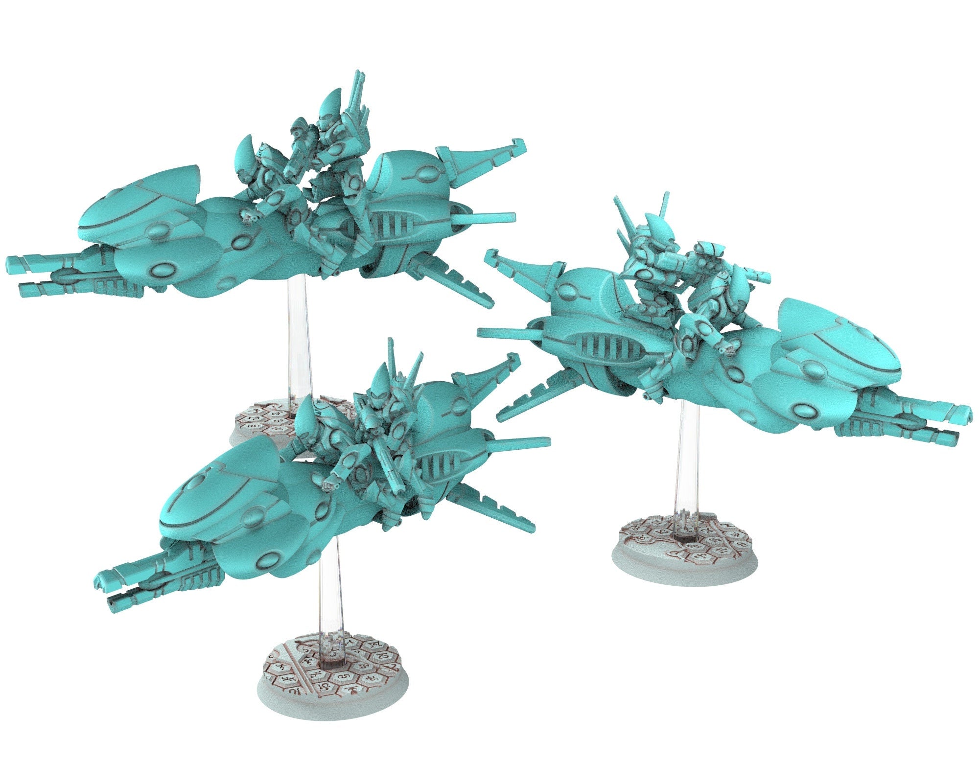 Space Elves - Motojet Bundle modular miniature - Tech Elves Edge Miniatures, The Cursed Dimension