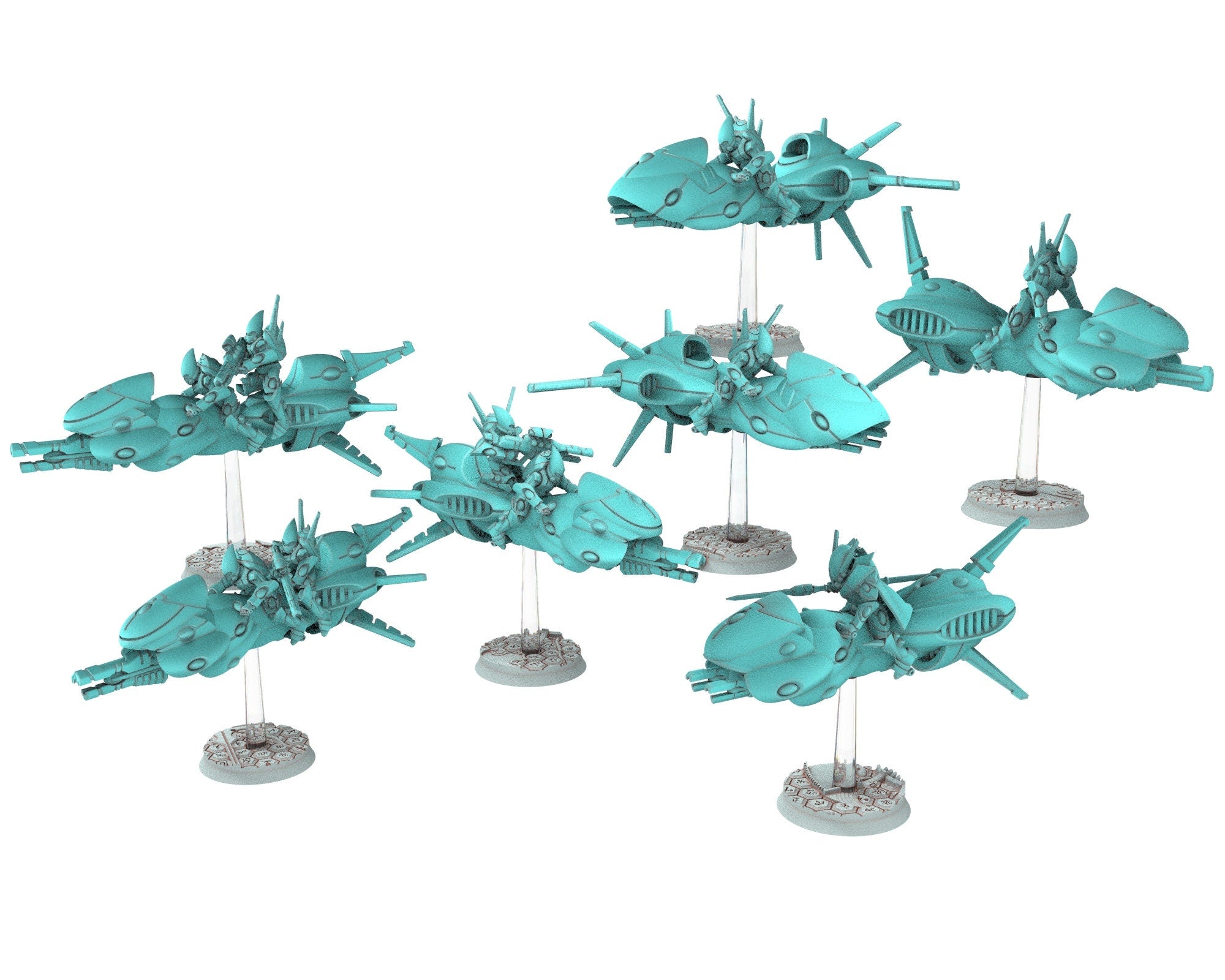 Space Elves - Motojet Bundle modular miniature - Tech Elves Edge Miniatures, The Cursed Dimension