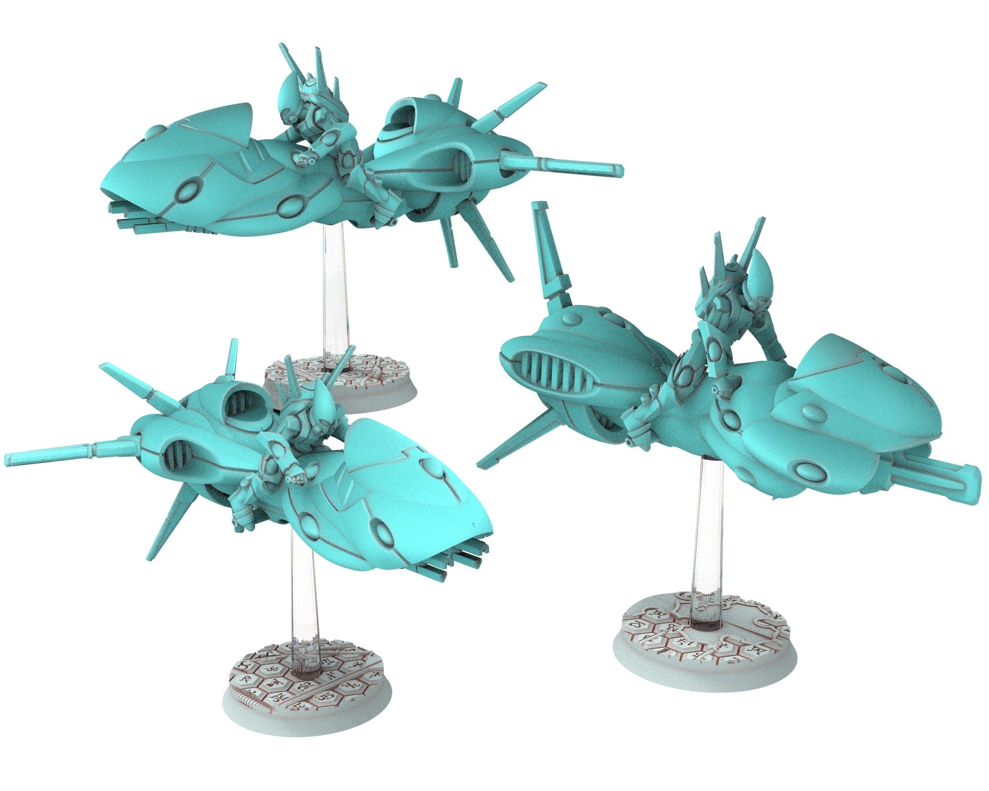 Space Elves - Motojet Bundle modular miniature - Tech Elves Edge Miniatures, The Cursed Dimension