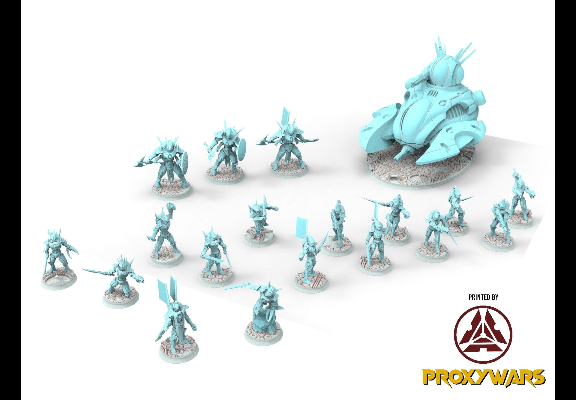 Space Elves - x1 Highborn - Tech Elves Edge Miniatures, The Cursed Dimension