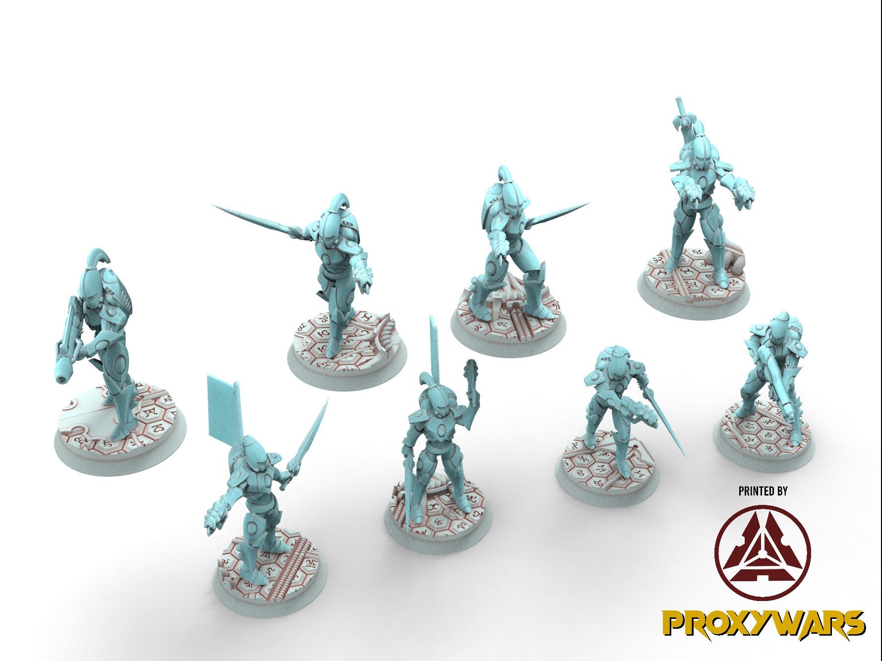 Space Elves - x1 Highborn - Tech Elves Edge Miniatures, The Cursed Dimension