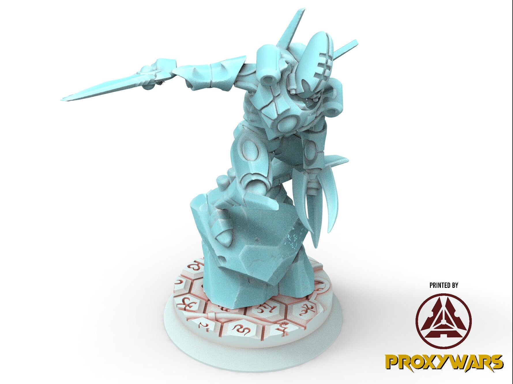 Space Elves - x1 Scorpid Hero - Tech Elves Edge Miniatures, The Cursed Dimension