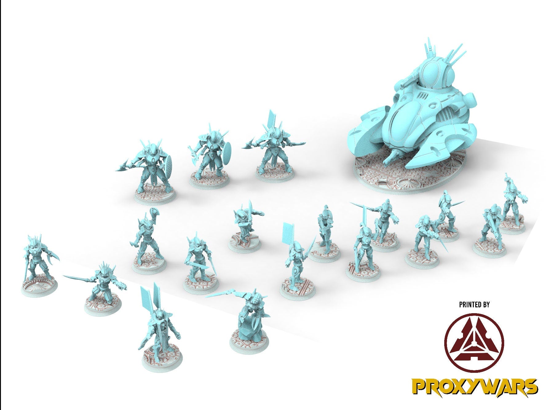 Space Elves - Bundle - Tech Elves Edge Miniatures, The Cursed Dimension