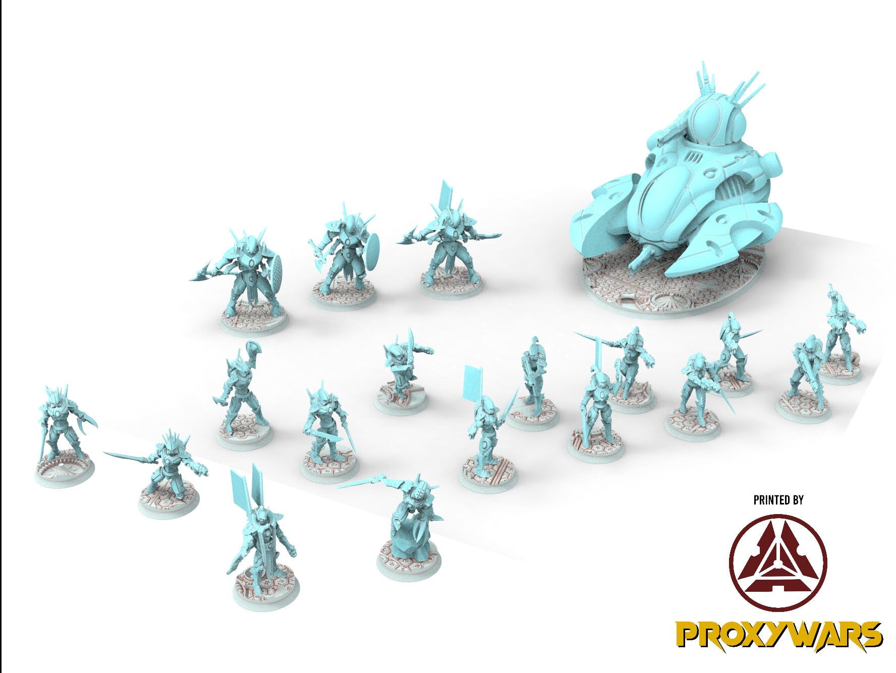 Space Elves - x1 Highborn - Tech Elves Edge Miniatures, The Cursed Dimension