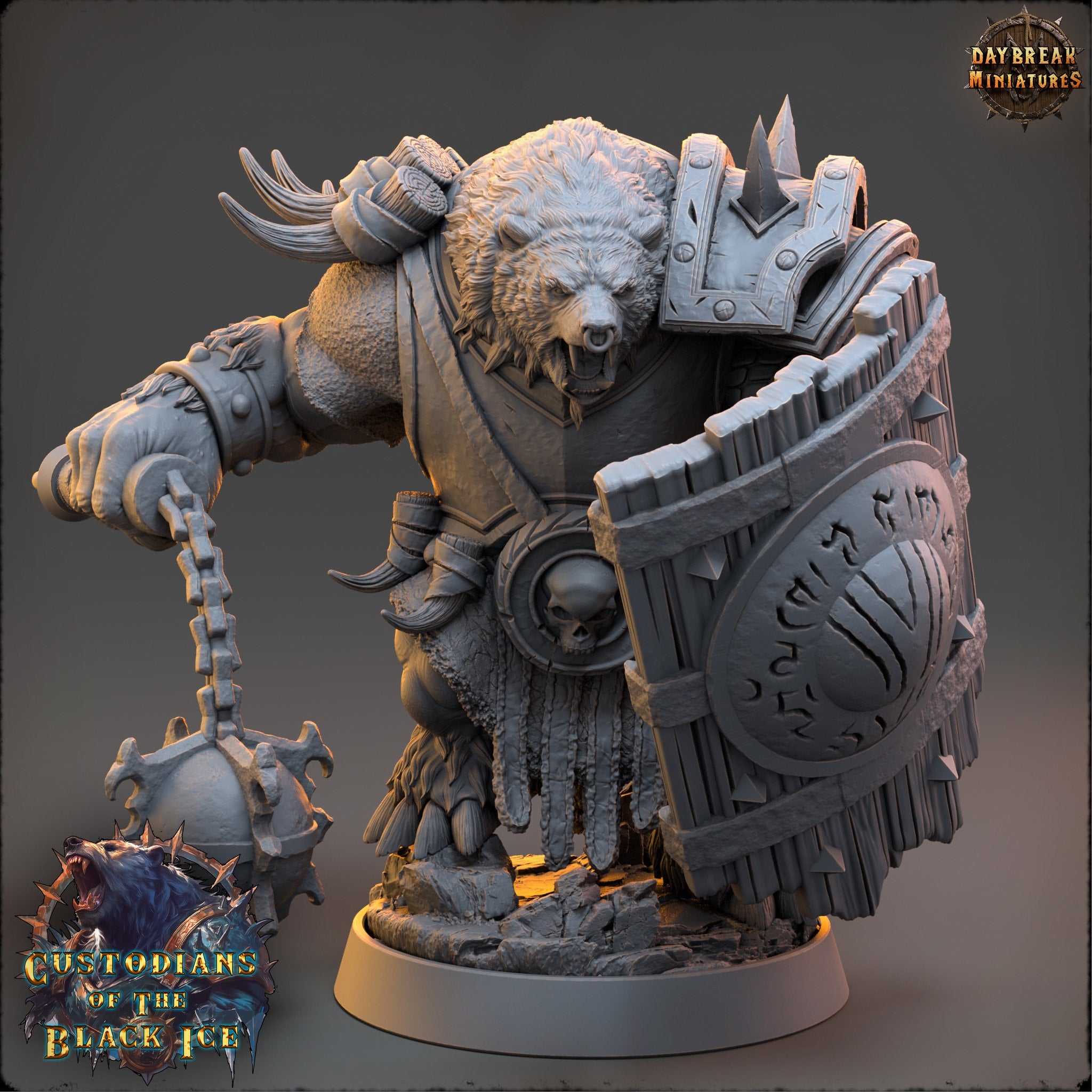 Custodians of The Black Ice - Fangs Magath, quest for glory, DayBreak Miniatures, for Wargames, Dungeons & Dragons TTRPG