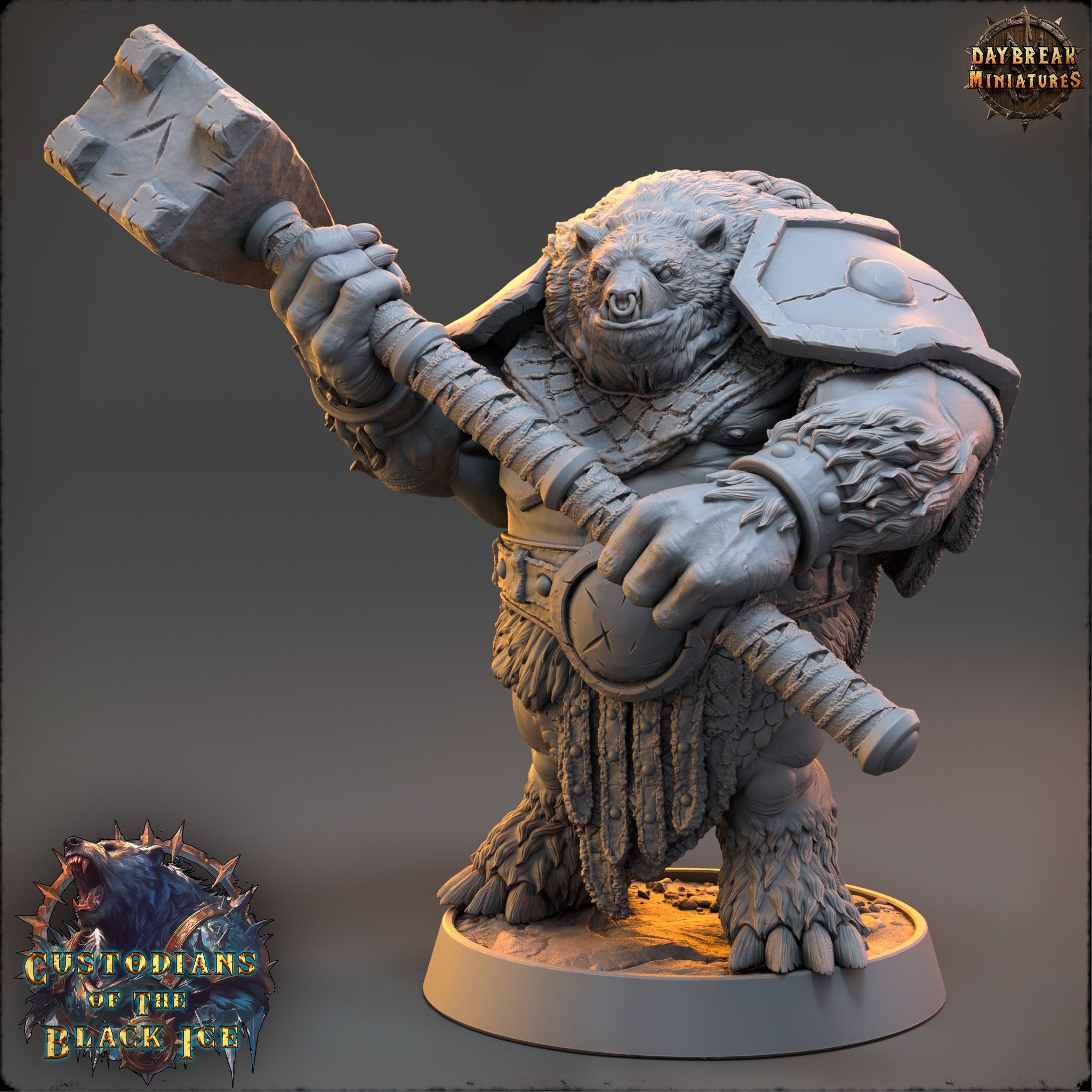 Custodians of The Black Ice - Fangs Magath, quest for glory, DayBreak Miniatures, for Wargames, Dungeons & Dragons TTRPG