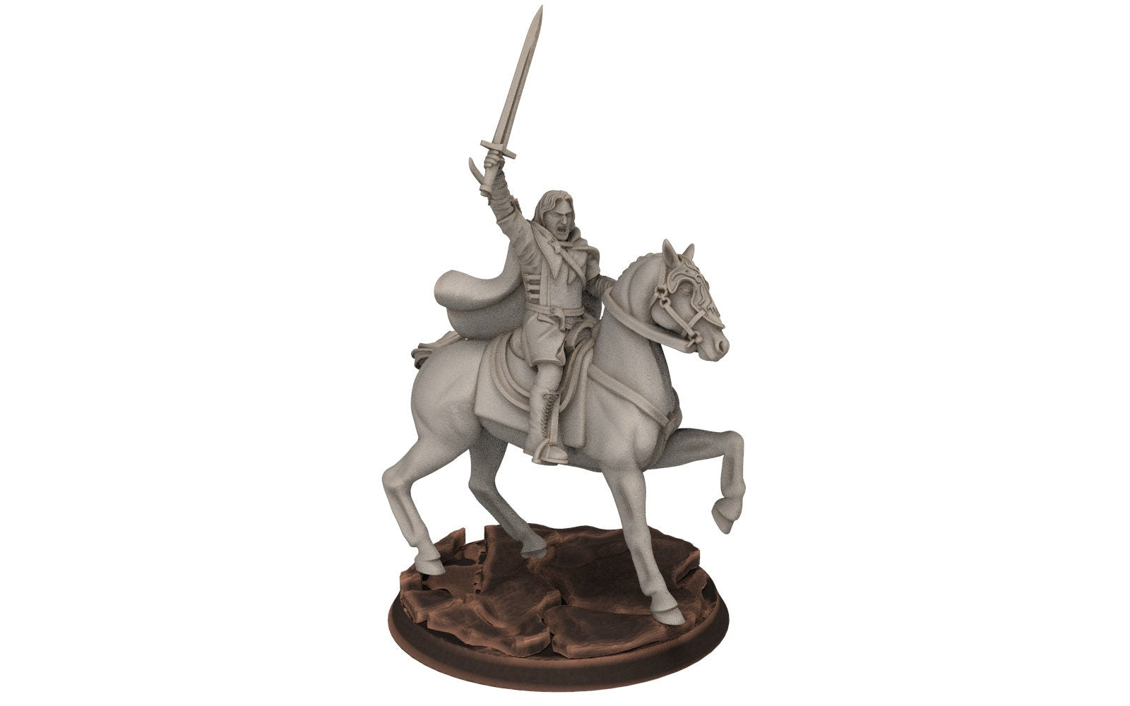 Gandor - Captain of the Grey Castle, Protectors of the Shire, Dune Din, Bowmen, Scouts miniatures for wargame D&D, Lotr...
