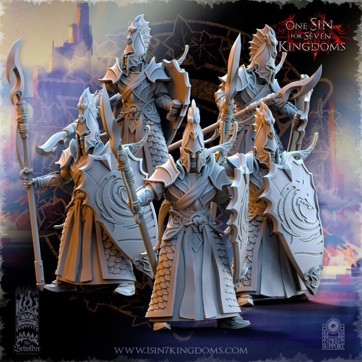 Hight Elves - Silvermoor - Ilithien Coastland Militia, Fantasy elves, usable for 9th Age, Fantasy Battle, Oldhammer, King of war