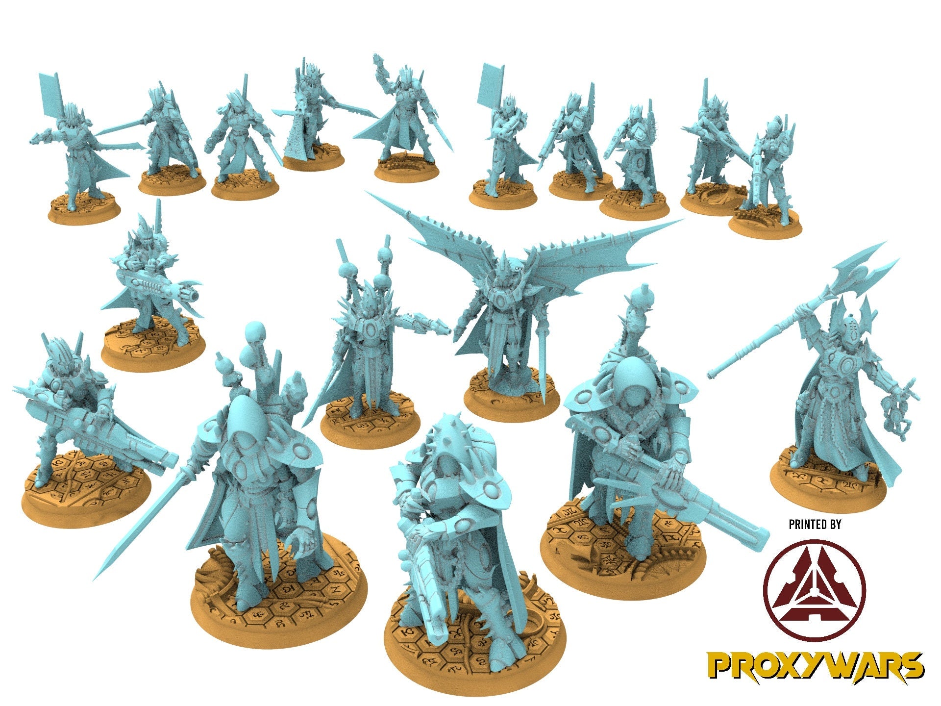 Space Elves - Bundle - Tech Elves Edge Miniatures, The Cursed Dimension