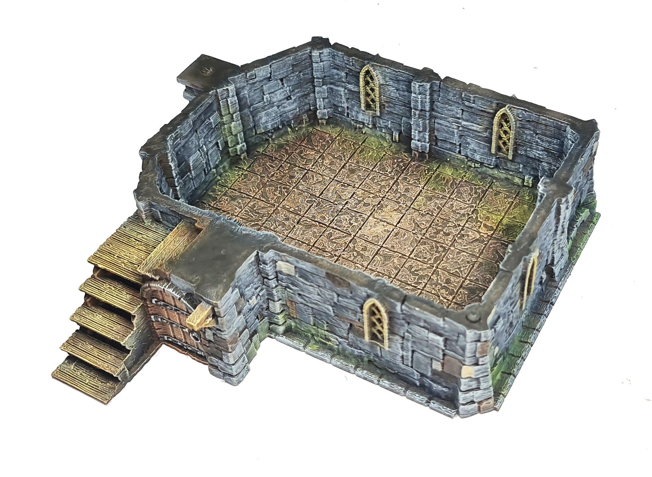 Medieval Town scenery building - Bell Tower Farm - PLA for Oldworld, Dungeon & Dragons, Frostgrave, Age of fantasy battle skirmish wargame
