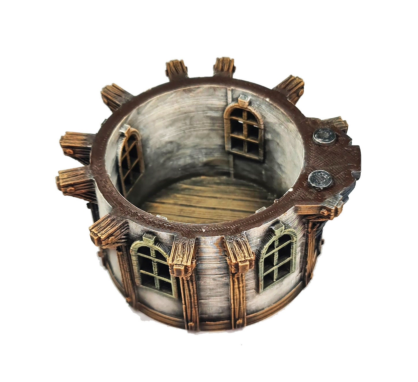 Medieval Town scenery building - Apothecary's Tower - PLA for Oldworld, Dungeon & Dragons, Frostgrave Age of fantasy battle skirmish wargame