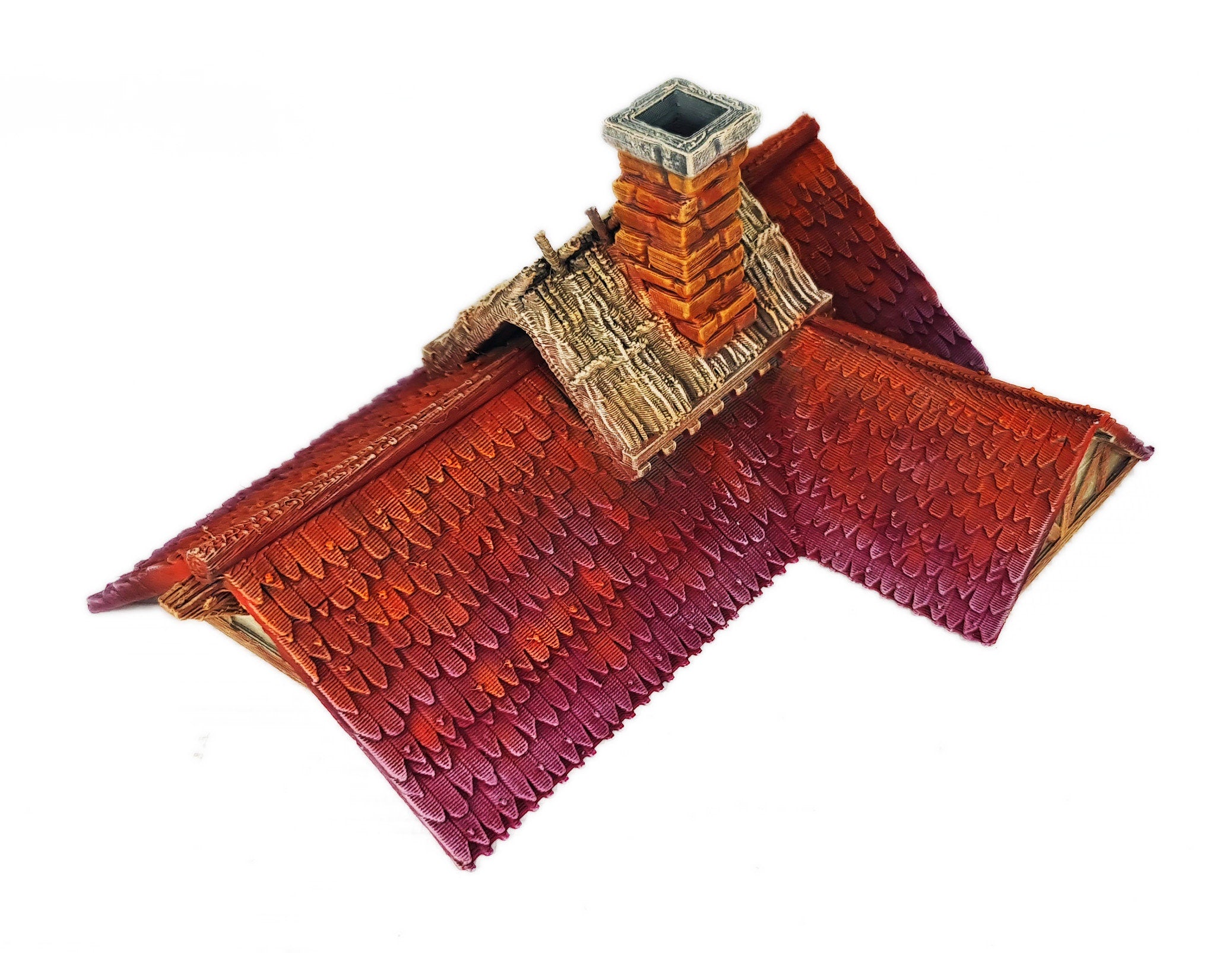Medieval Town scenery building - Pumpkin Cottage - PLA for Oldworld, Dungeon & Dragons, Frostgrave, Age of fantasy battle skirmish wargame