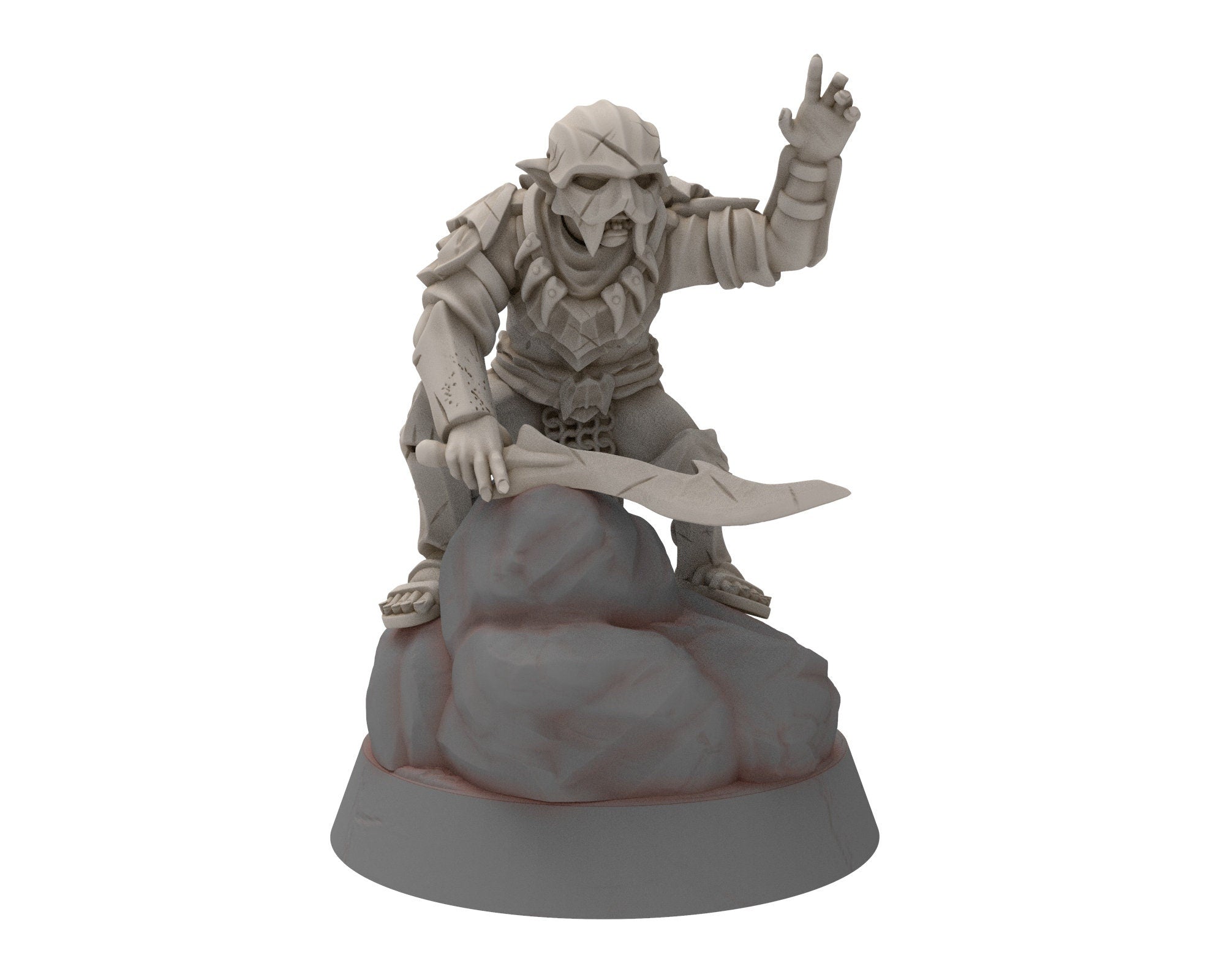 Goblin cave - Mercenary warriors Company Bundle, Middle rings for wargame DnD, Frostgrave, LOTR... Modular miniatures Quatermaster3D