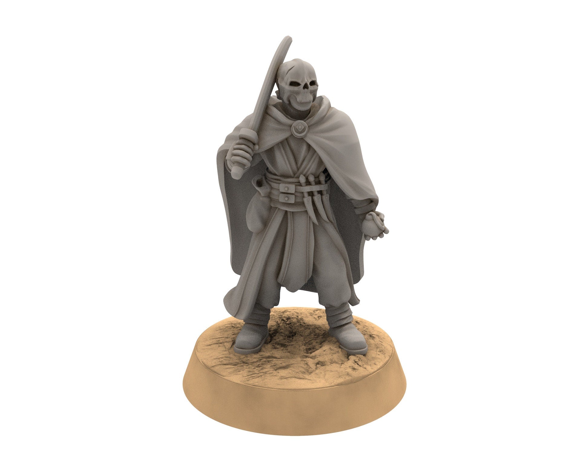 Harad - x1 Cobra Assassins Chief, Berber nomads, Harad Bedouin Arabs Sarazins miniatures for wargame D&D, Lotr... Quatermaster3D