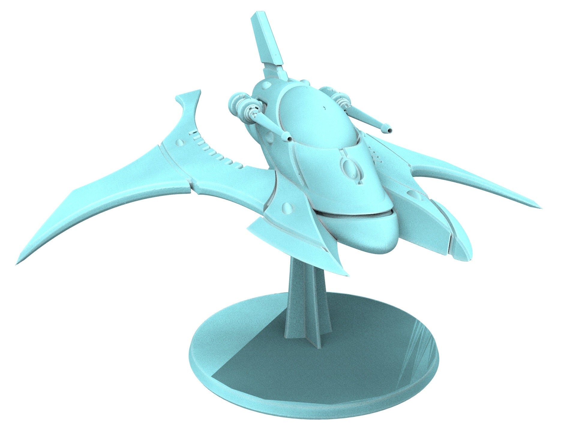 Space Elves - x1 Tech Elves Fast Attack Tank - Tech Elves Edge Miniatures, The Cursed Dimension