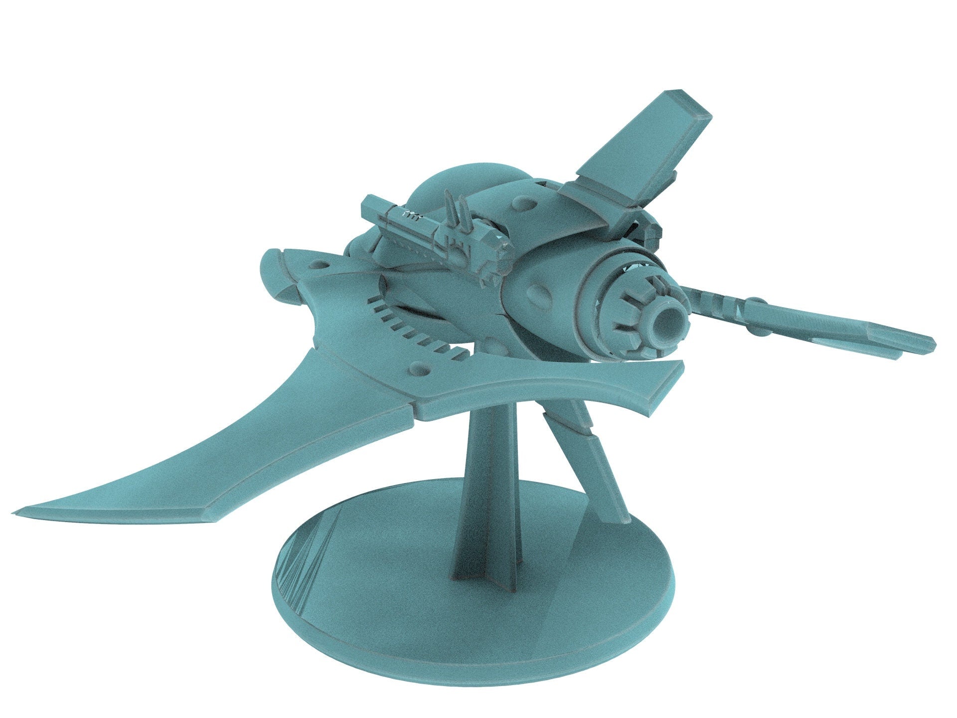 Space Elves - x1 Tech Elves Fast Attack Tank - Tech Elves Edge Miniatures, The Cursed Dimension