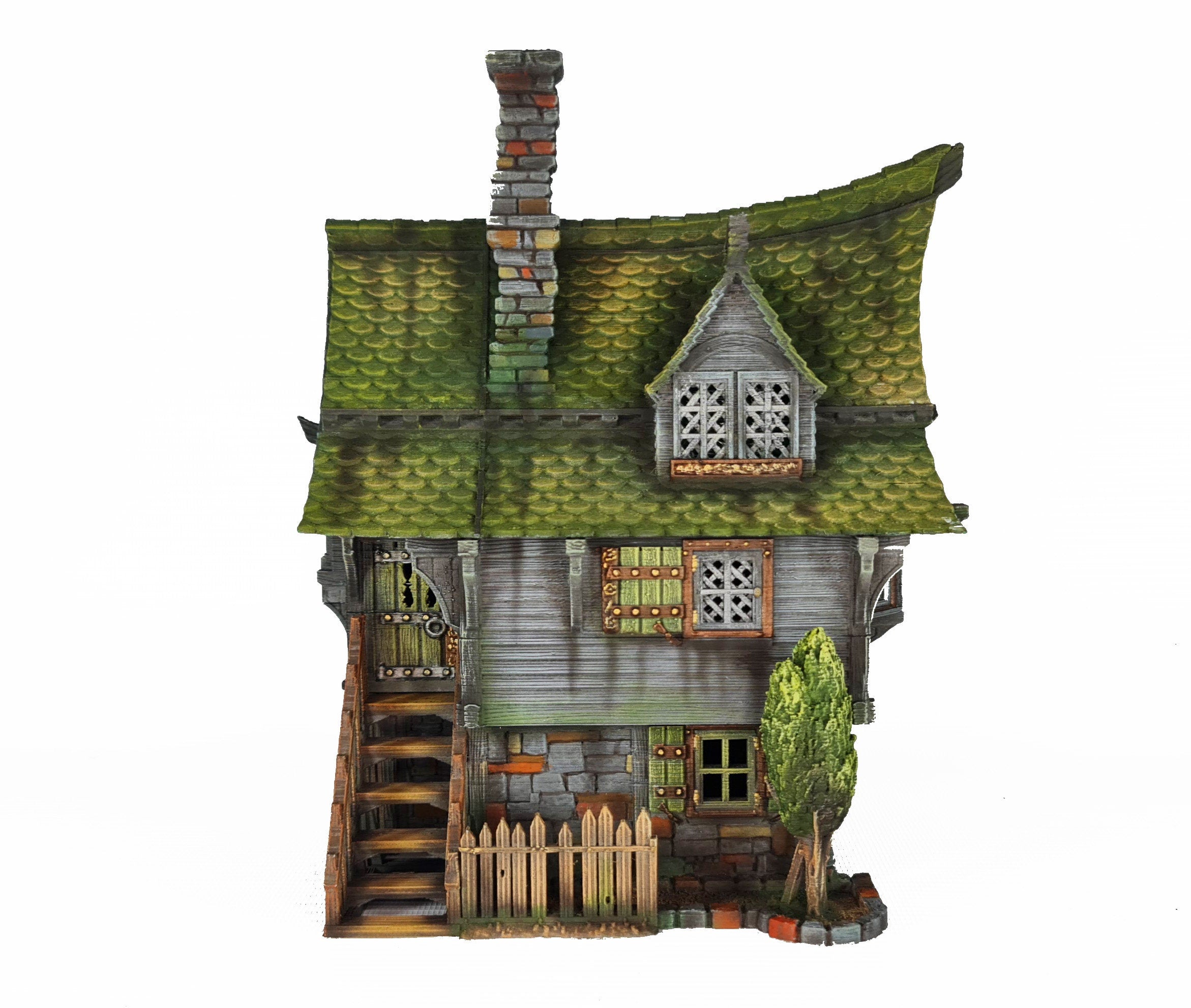 Medieval Town scenery building - Cabaggetop Manor - PLA for Oldworld, Dungeon & Dragons, Frostgrave, Fantasy battle skirmish wargame