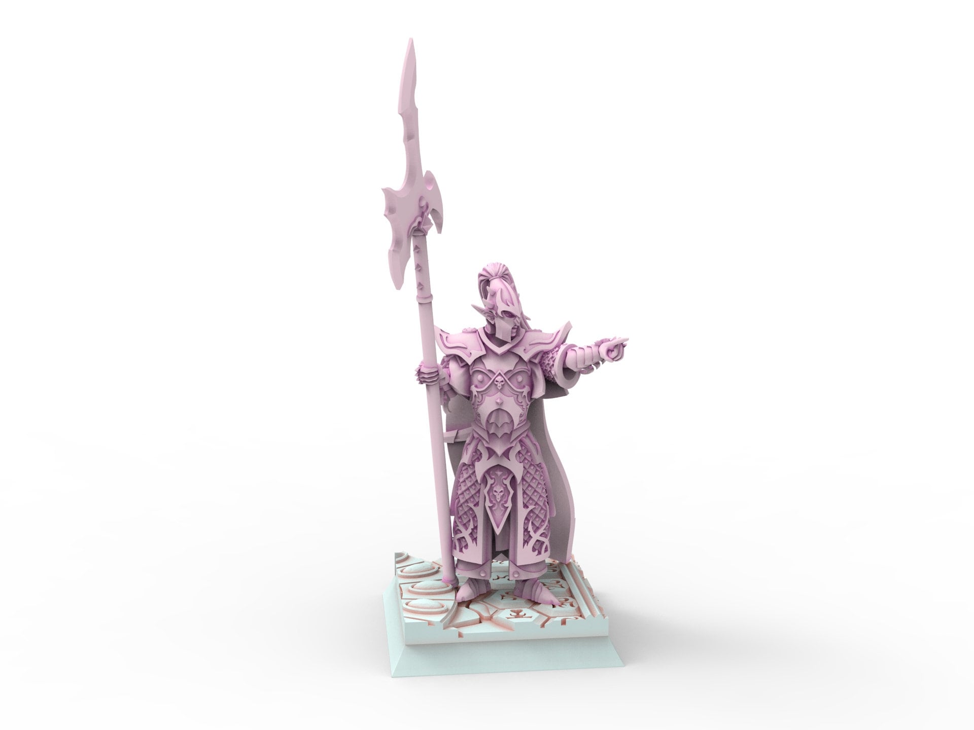 Dark Elves - Black Guard, dark elves, Merciless north pillars usable for 9th Age, Fantasy Battle, Oldhammer, King of war, D&D...