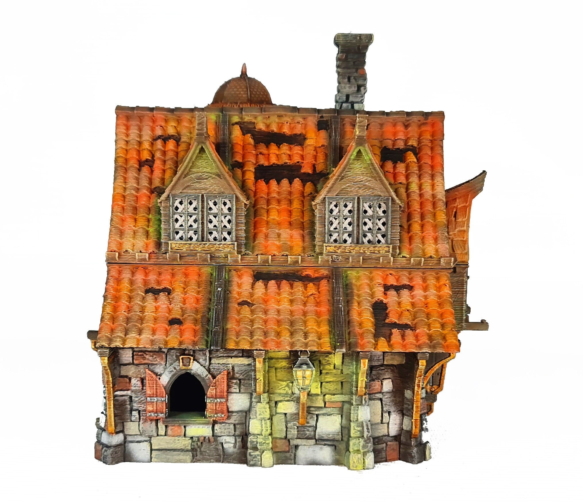 Medieval Town scenery building - Grimmsdale Manor - PLA for Oldworld, Dungeon & Dragons, Frostgrave, Fantasy battle, skirmish wargame
