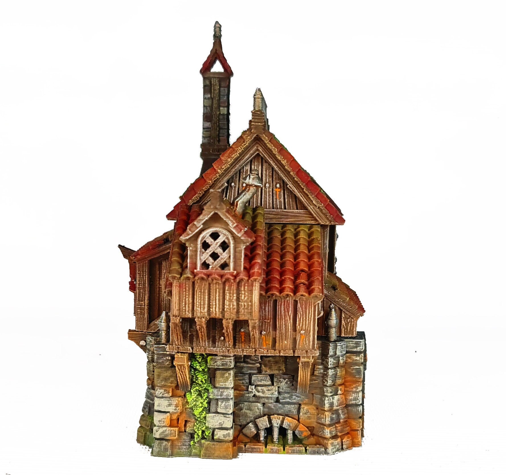 Medieval Town scenery building - Dunsworth House - PLA for Oldworld, Dungeon & Dragons, Frostgrave, Fantasy battle, skirmish wargame