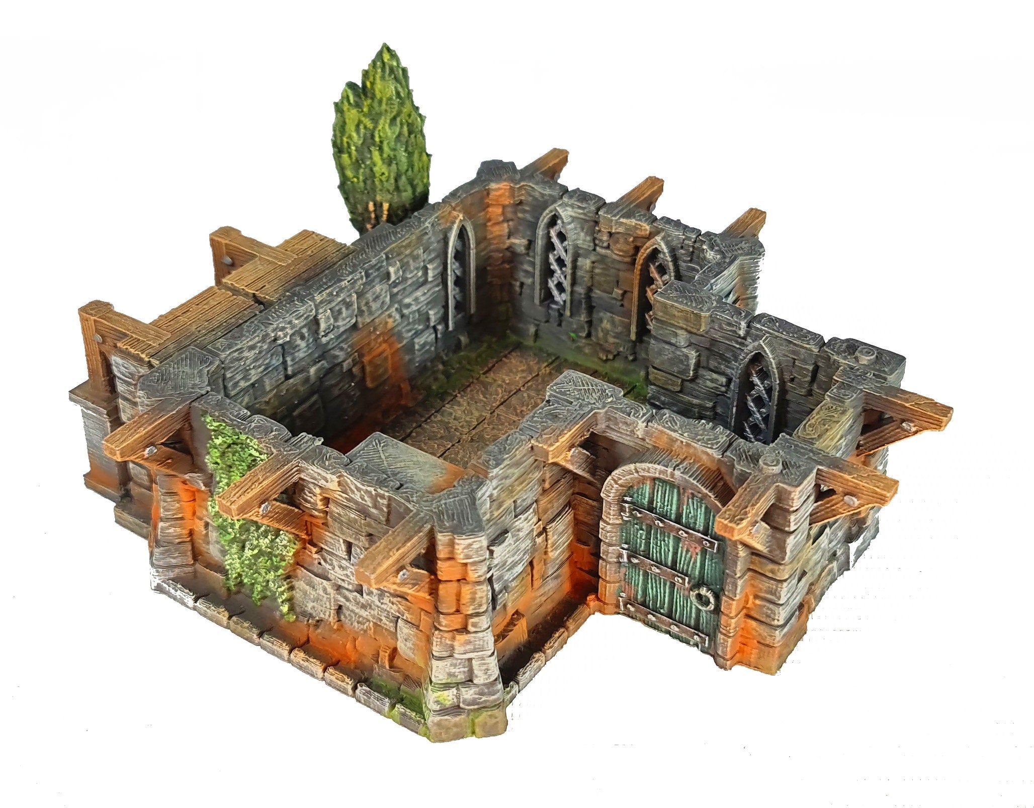 Medieval Town scenery building - River Master's Hut - PLA for Oldworld, Dungeon & Dragons, Frostgrave, Fantasy battle, skirmish wargame