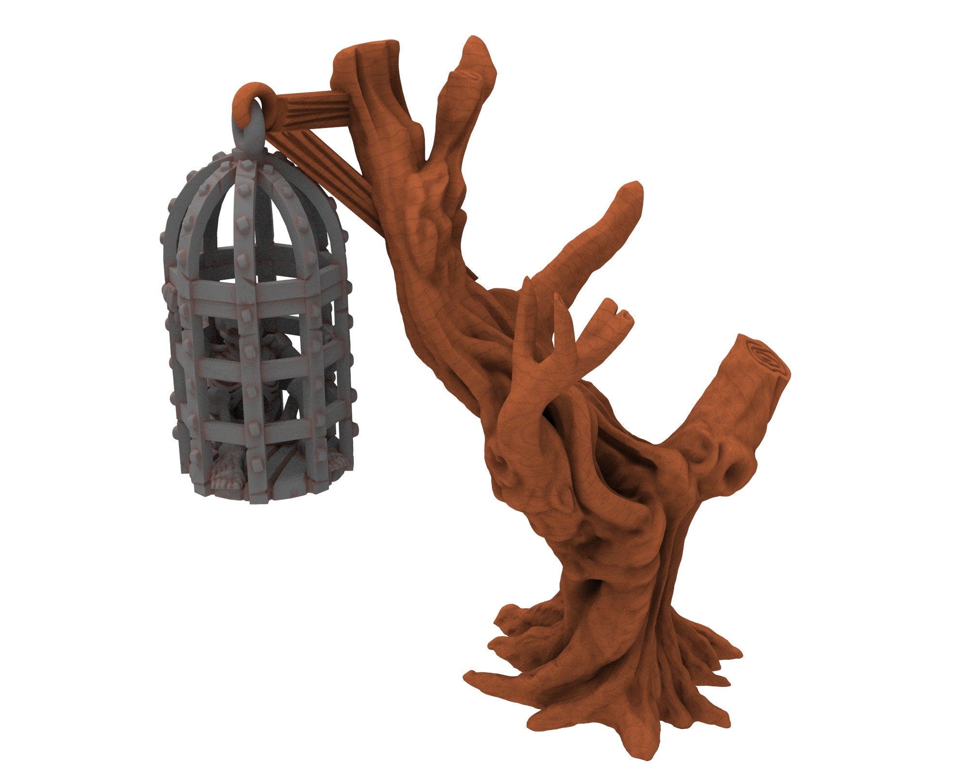 Medieval Town scenery building - Gibbet - PLA for Oldworld, Dungeon & Dragons, Frostgrave, Fantasy battle, skirmish wargame