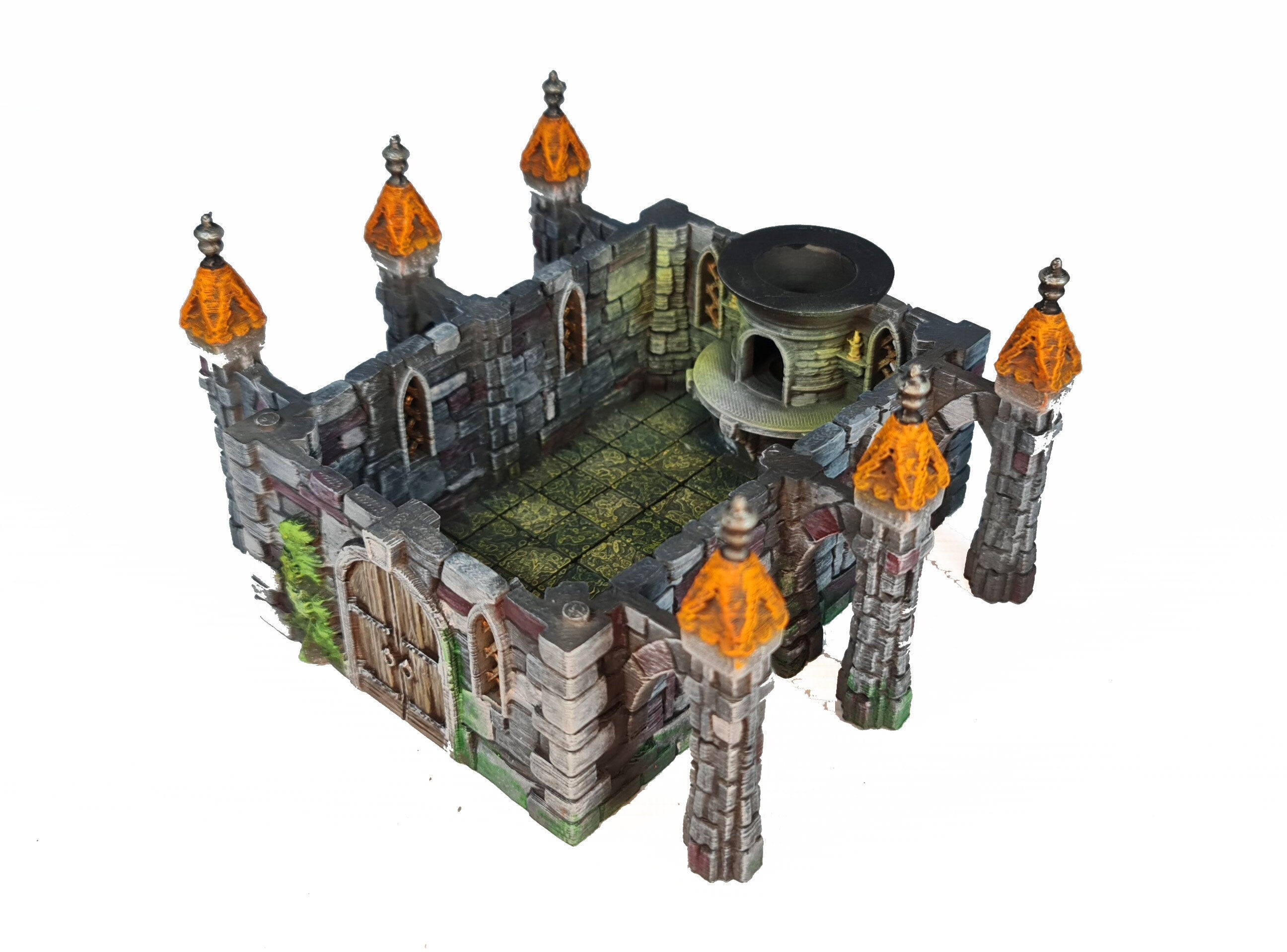 Medieval Town scenery building - Rector's Manor - PLA for Oldworld, Dungeon & Dragons, Frostgrave, Fantasy battle, skirmish wargame