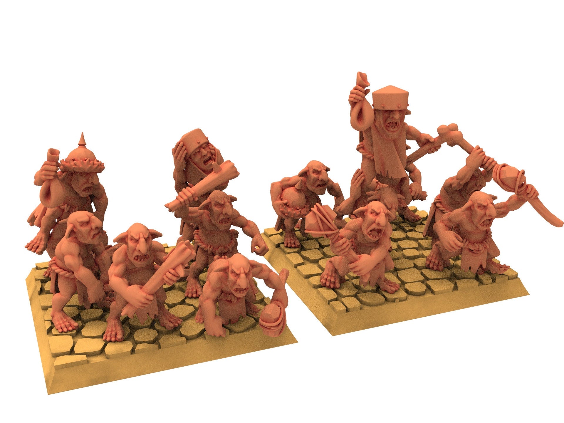 Orc & Goblin - x1 Steppe Goblins Khan, utilisables pour Oldhammer, king of wars, 9th age