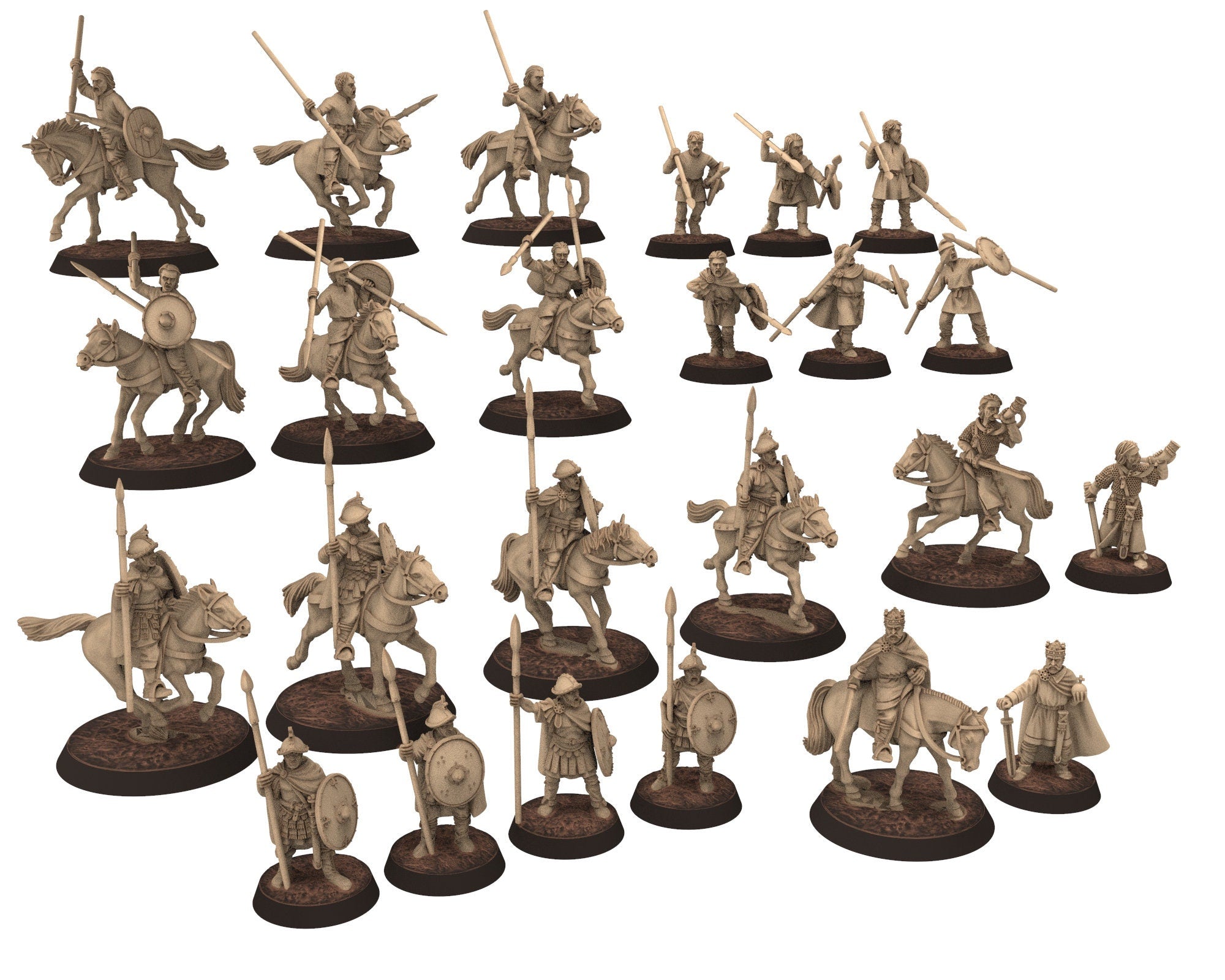 Dark Ages - Army Bundle - Carolingian Warriors Frank Empire, Alt Miniatures 28mm, Wargame Historical Saga... Medbury miniature