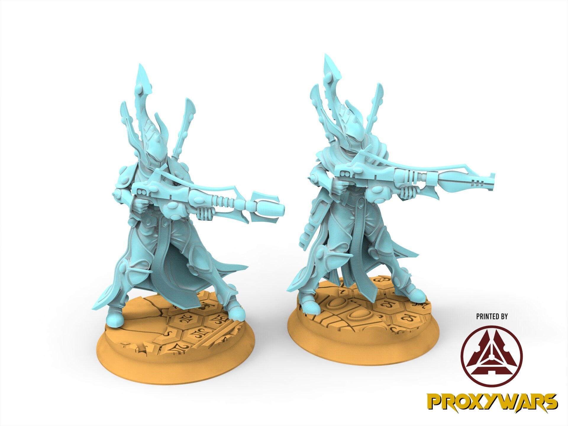 Space Elves - x1 Corsair Commander - Tech Elves Edge Miniatures, The Cursed Dimension