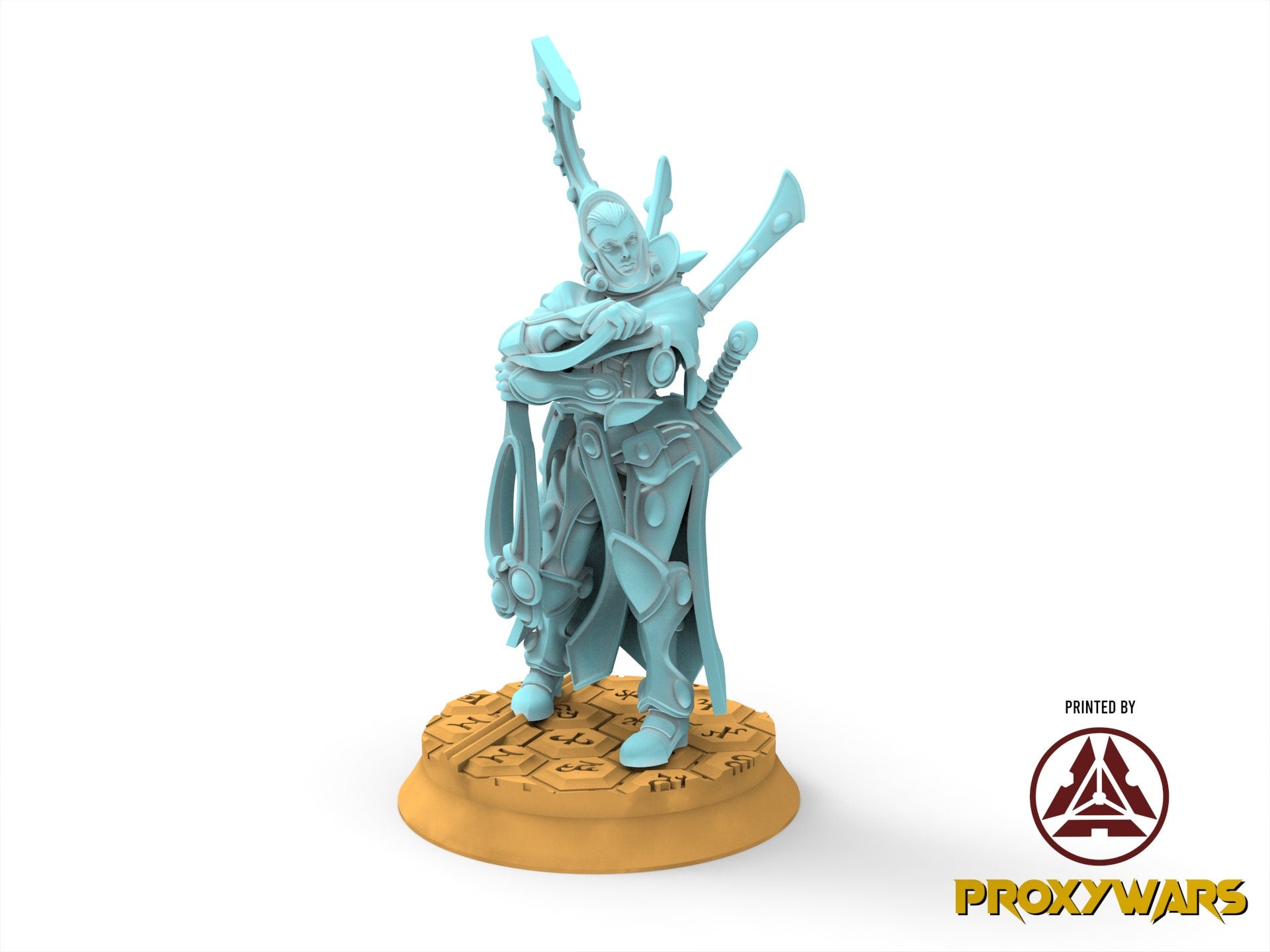 Space Elves - x1 Corsair Seer - Tech Elves Edge Miniatures, The Cursed Dimension