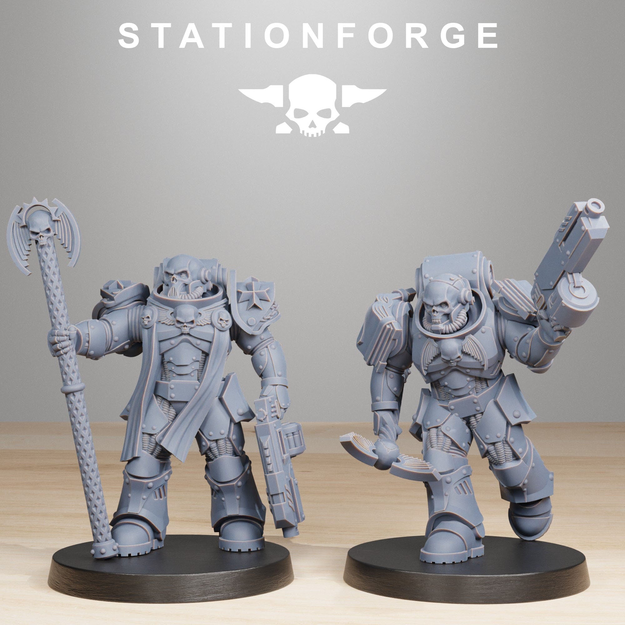 Socratis - x10 Reverends, mechanized infantry, post apocalyptic empire, usable for tabletop wargame.