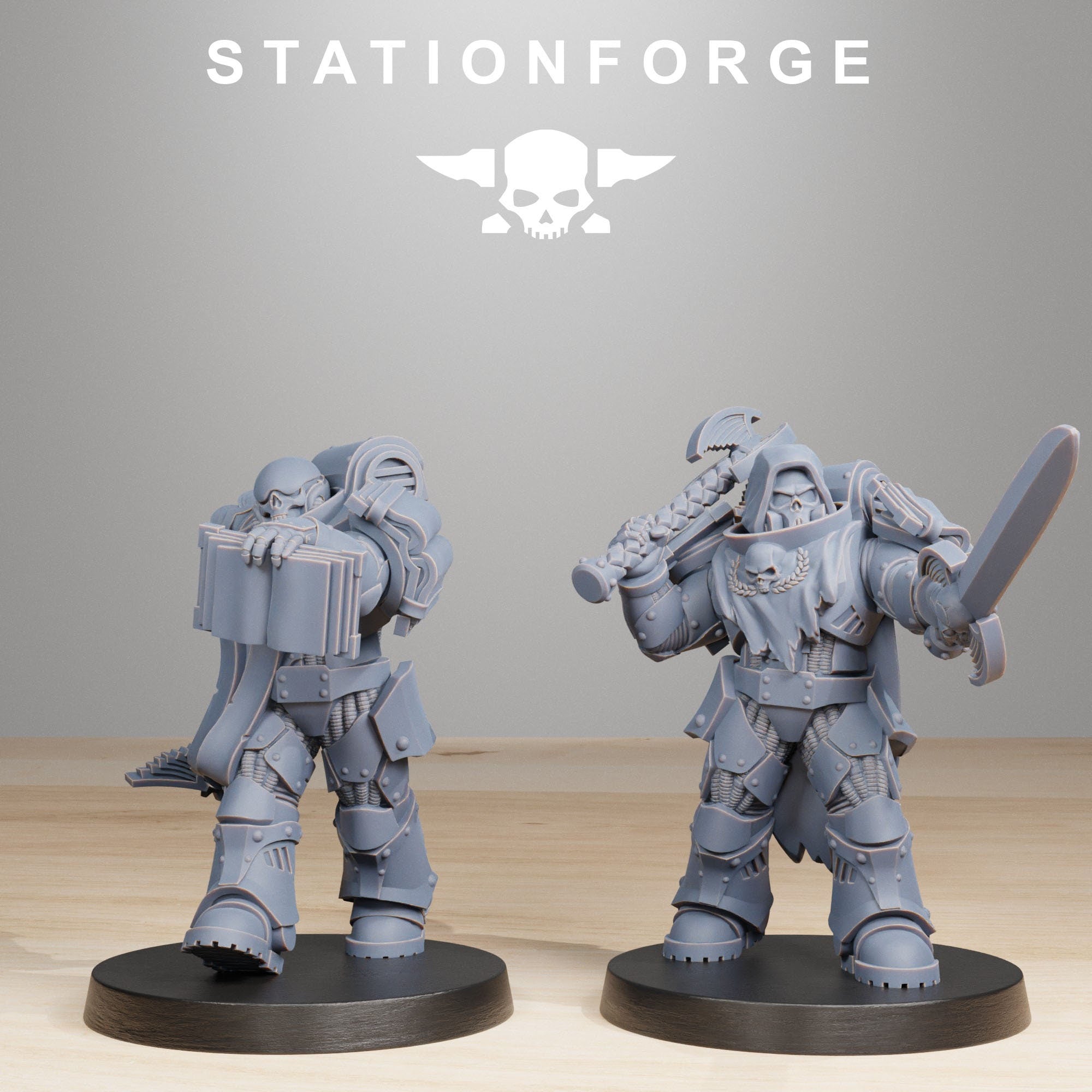 Socratis - x10 Reverends, mechanized infantry, post apocalyptic empire, usable for tabletop wargame.