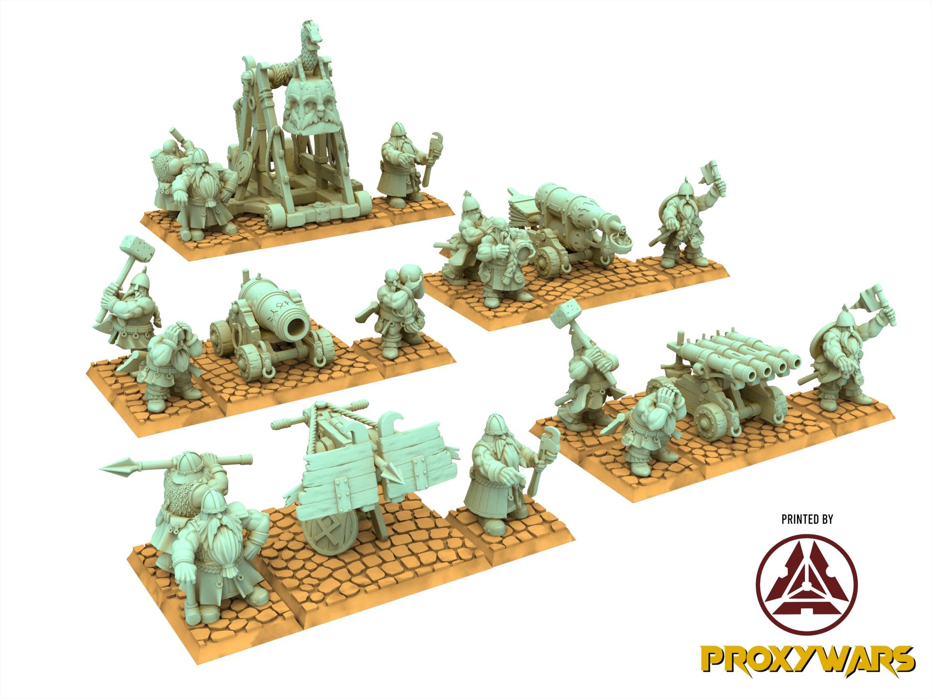 Dwarves - Old Siege Engine & Artillery Dwarves, Keeper of the Deep Mountains